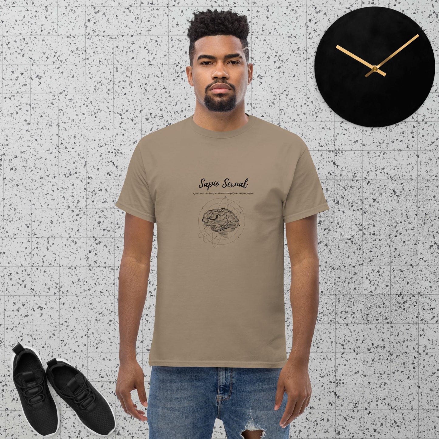 Sapio Sexual Men's classic tee(black print)