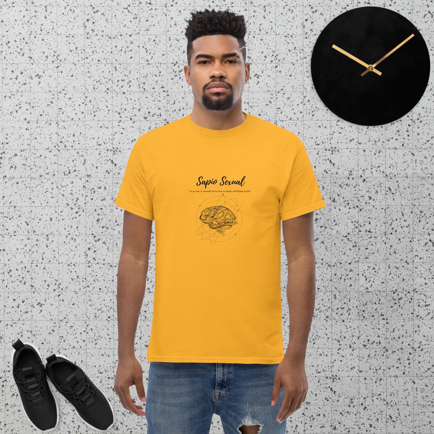 Sapio Sexual Men's classic tee(black print)