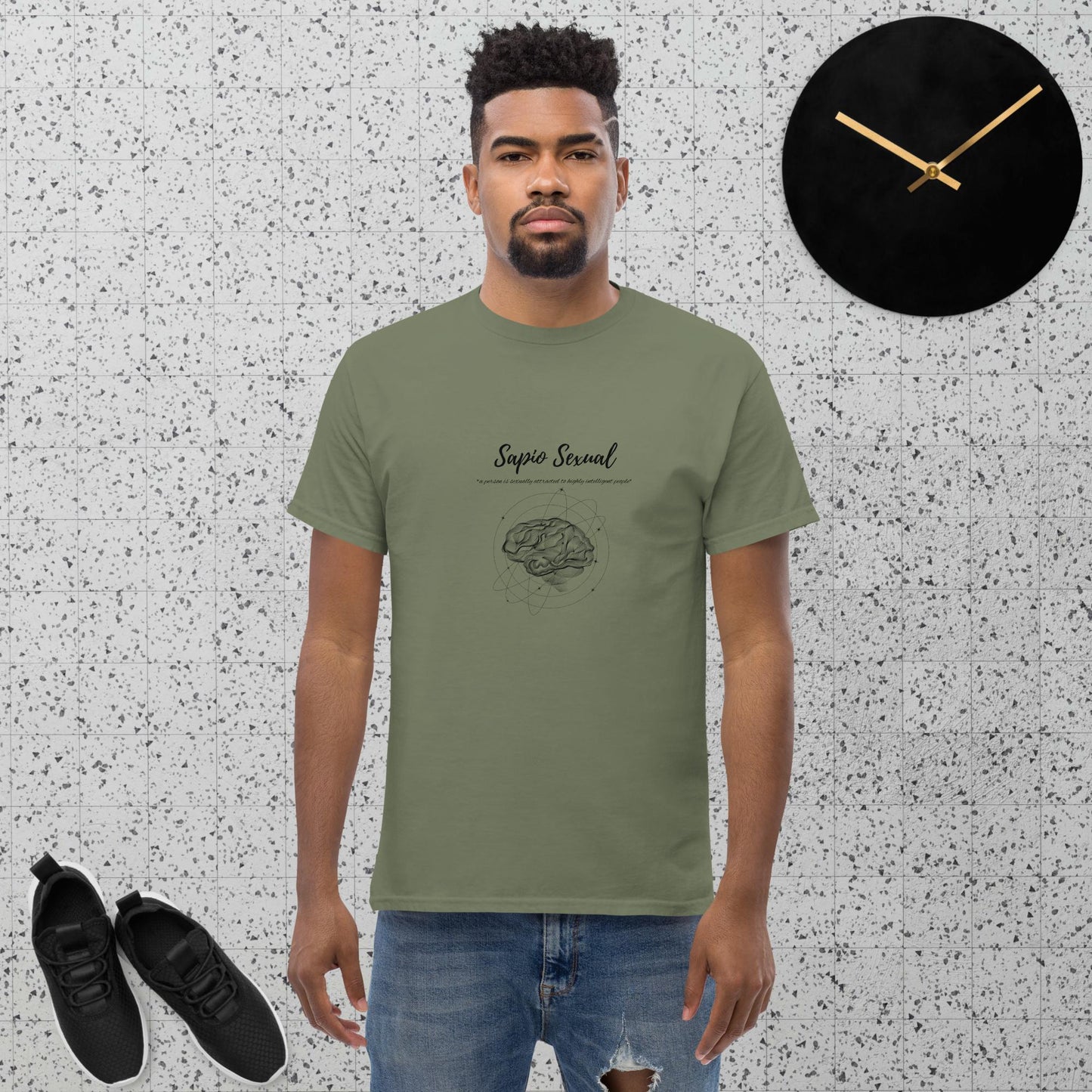 Sapio Sexual Men's classic tee(black print)