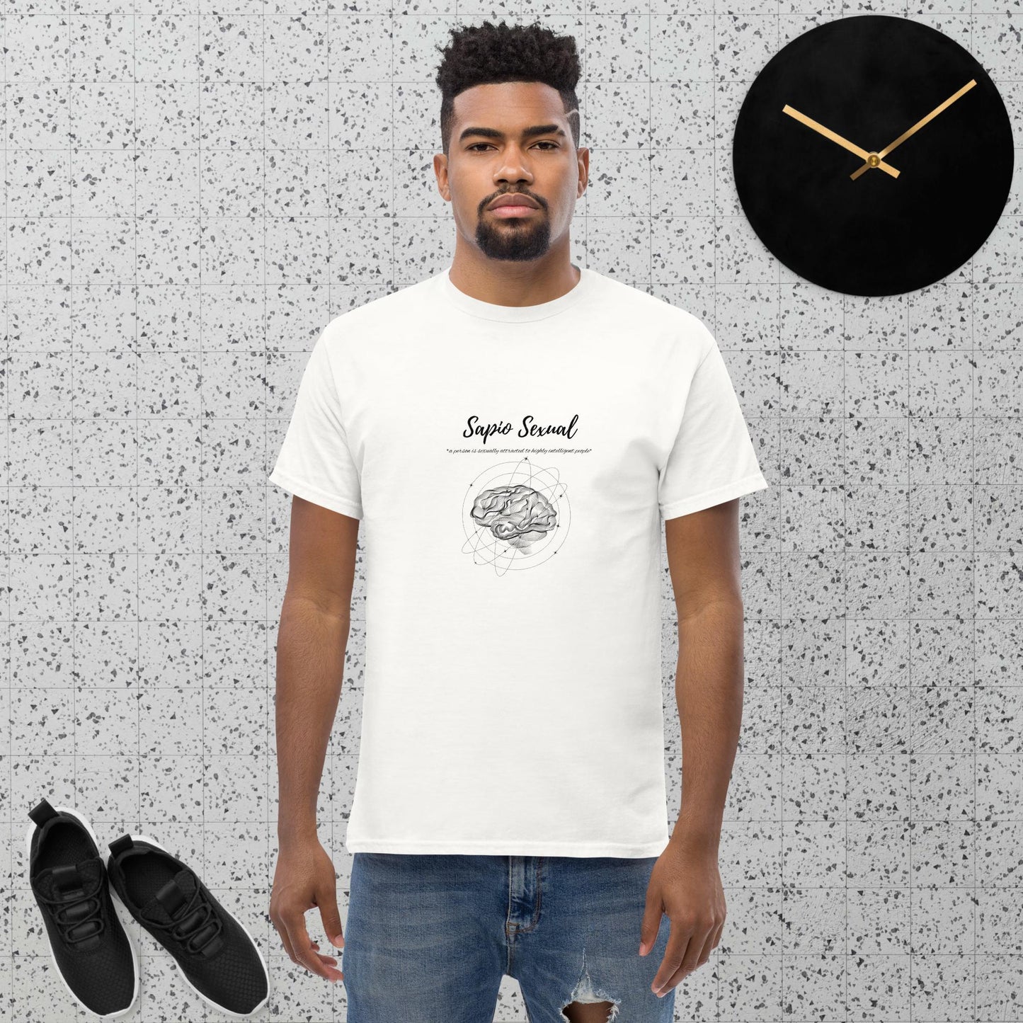 Sapio Sexual Men's classic tee(black print)