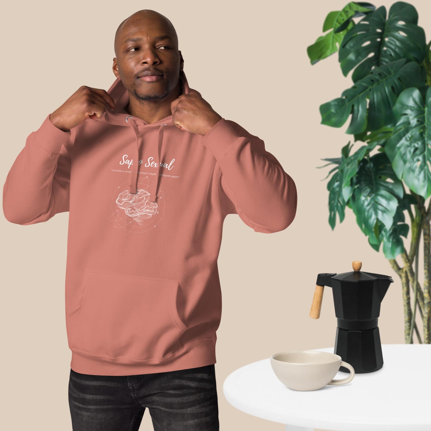 Sapio Sexual Unisex Hoodie(white print)