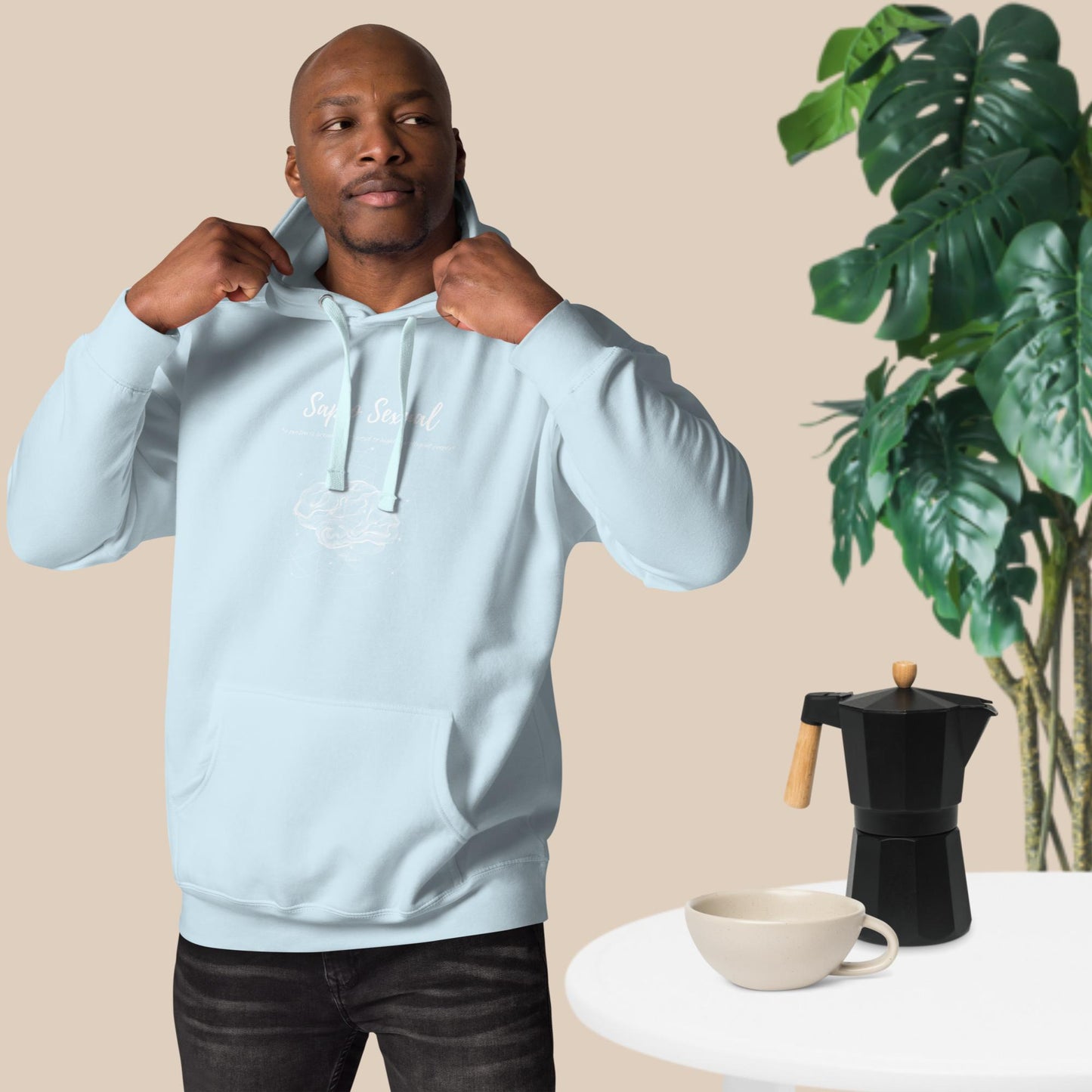 Sapio Sexual Unisex Hoodie(white print)
