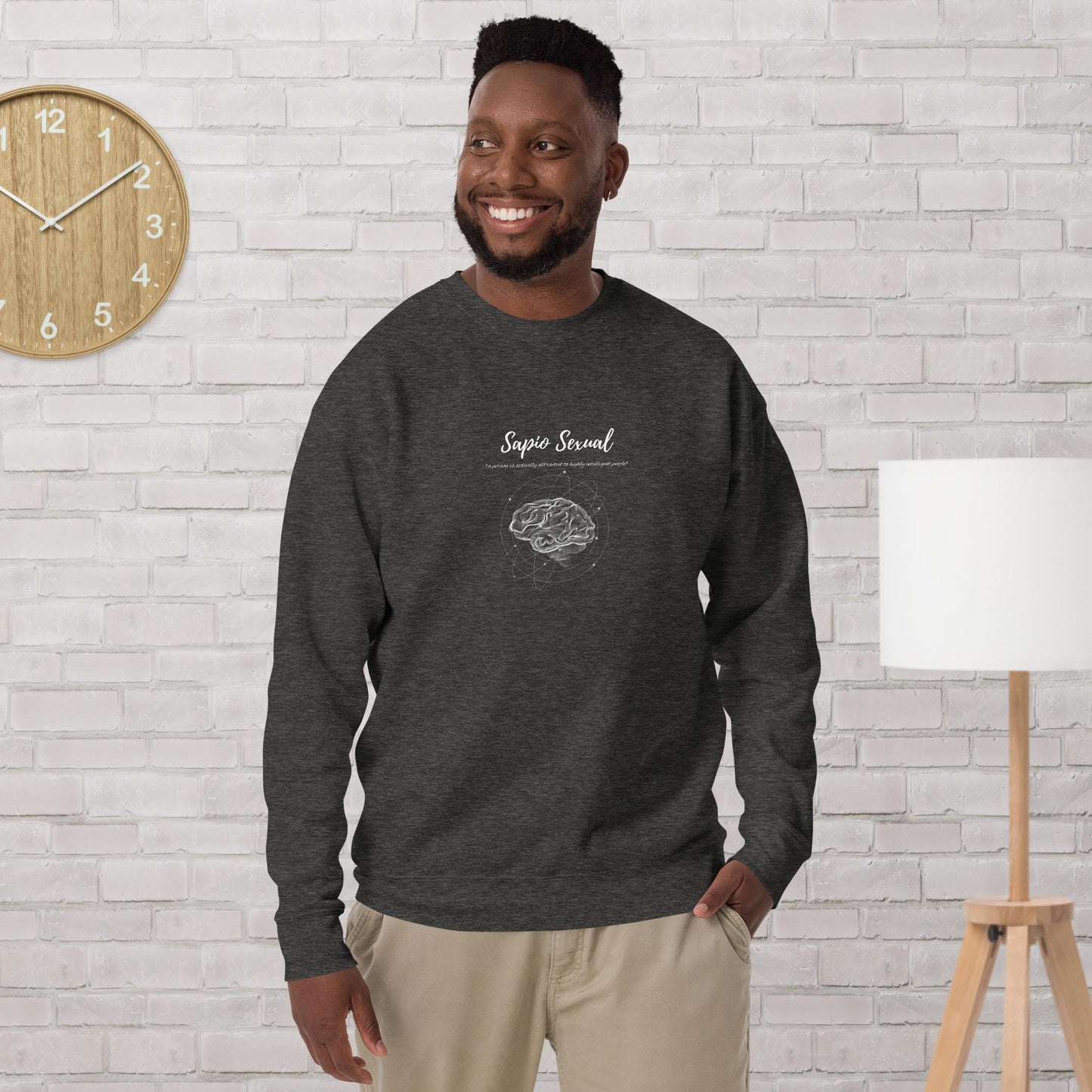 Sapio Sexual Unisex Premium Sweatshirt(white print)