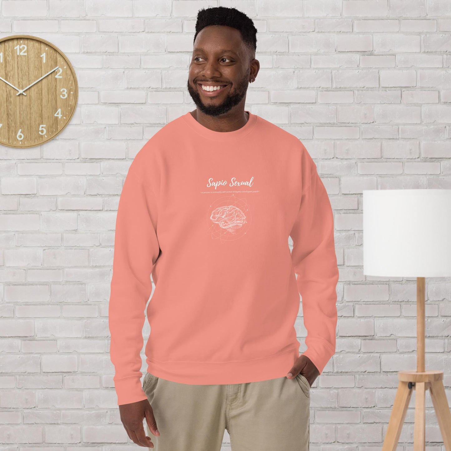 Sapio Sexual Unisex Premium Sweatshirt(white print)