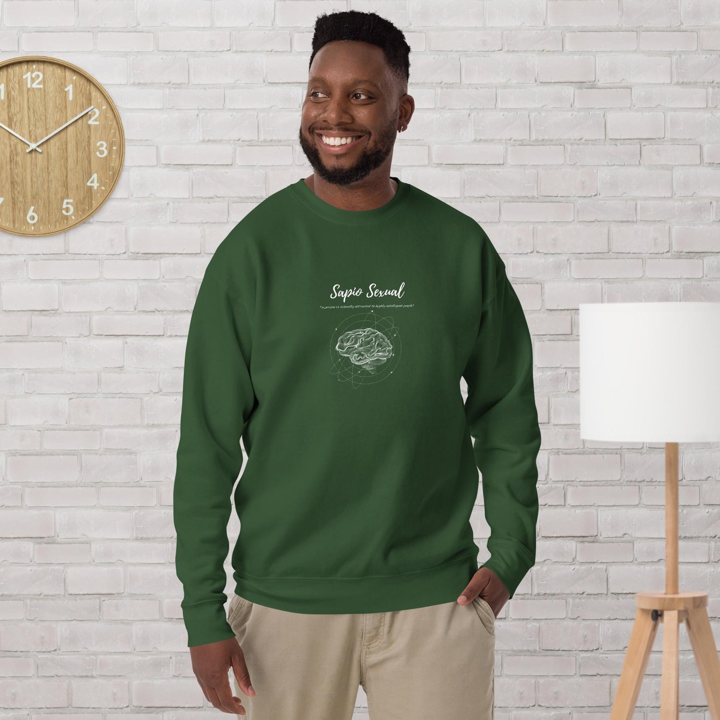 Sapio Sexual Unisex Premium Sweatshirt(white print)
