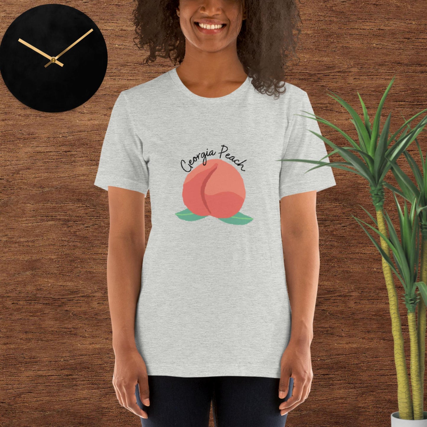 Georgia Peach Unisex t-shirt(black print) 09/25/2023 added