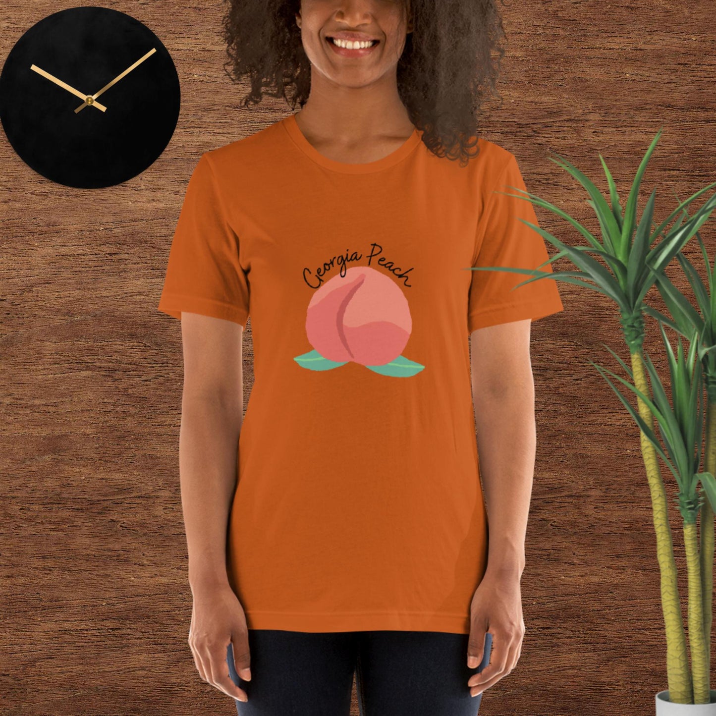 Georgia Peach Unisex t-shirt(black print) 09/25/2023 added