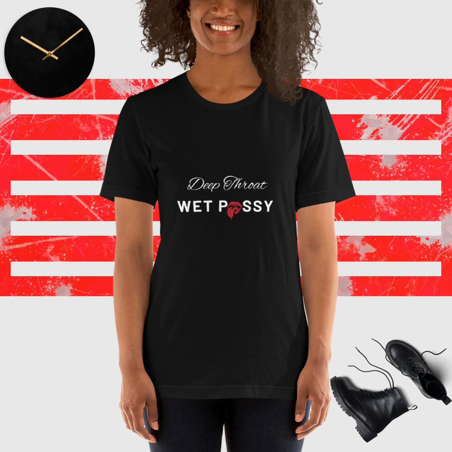 DTWP Unisex t-shirt(white print)