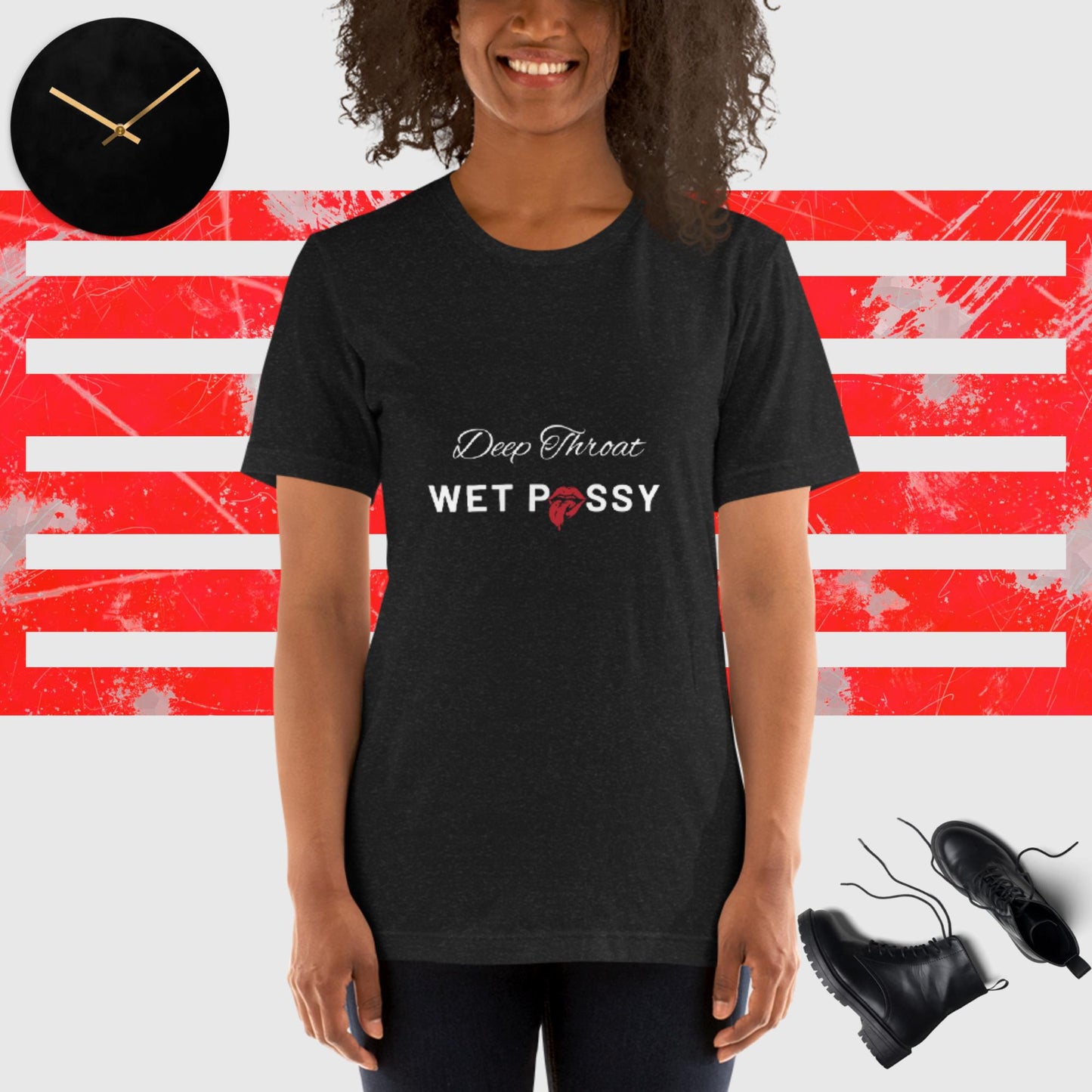 DTWP Unisex t-shirt(white print)