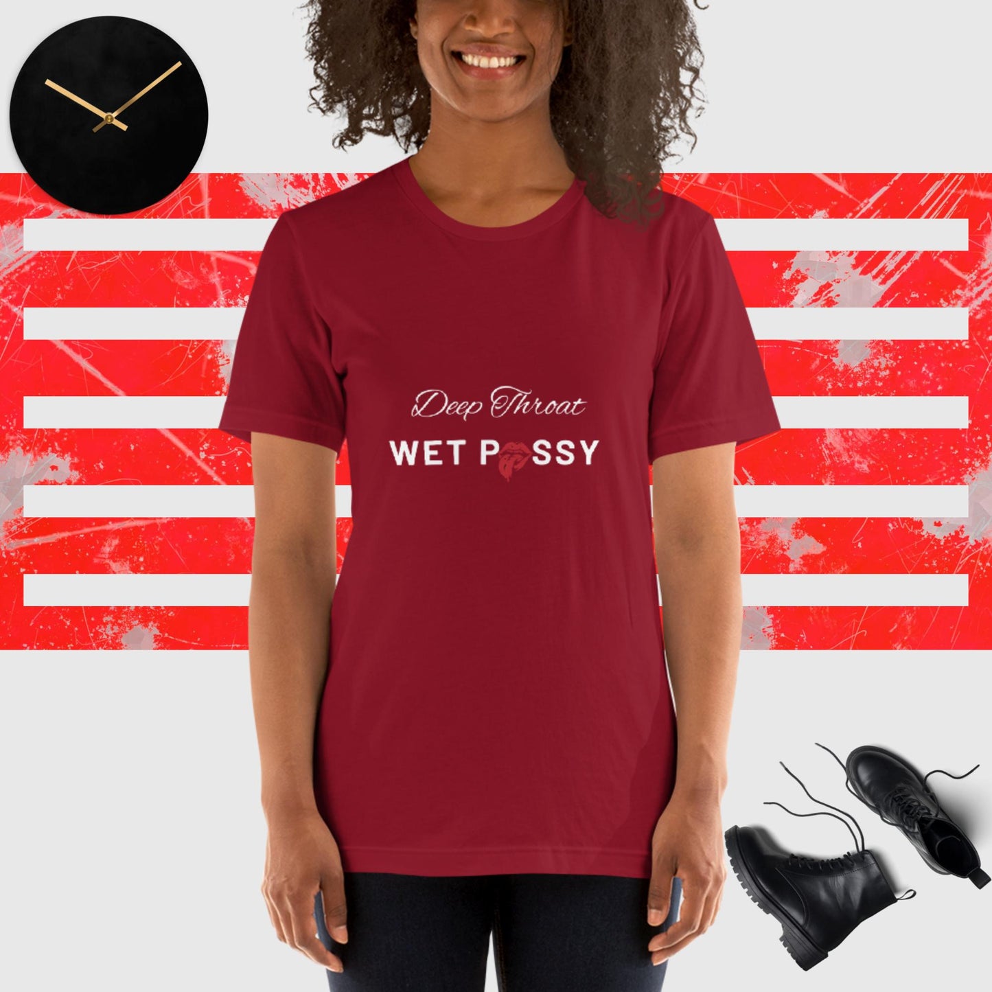 DTWP Unisex t-shirt(white print)