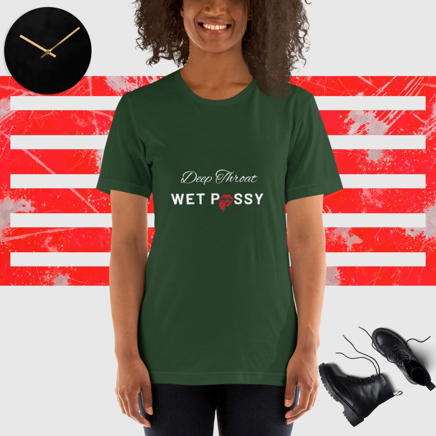 DTWP Unisex t-shirt(white print)