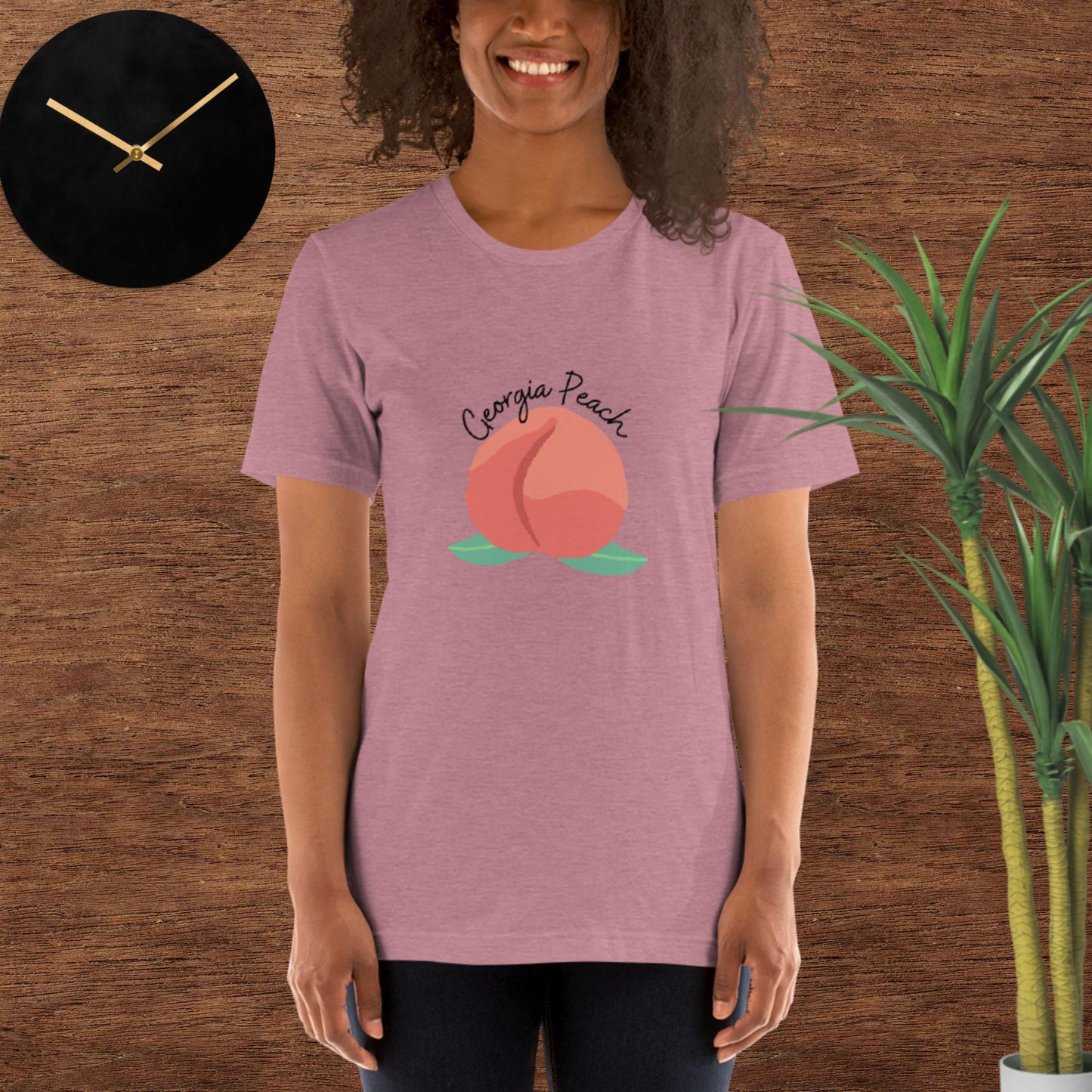 Georgia Peach Unisex t-shirt(black print) 09/25/2023 added