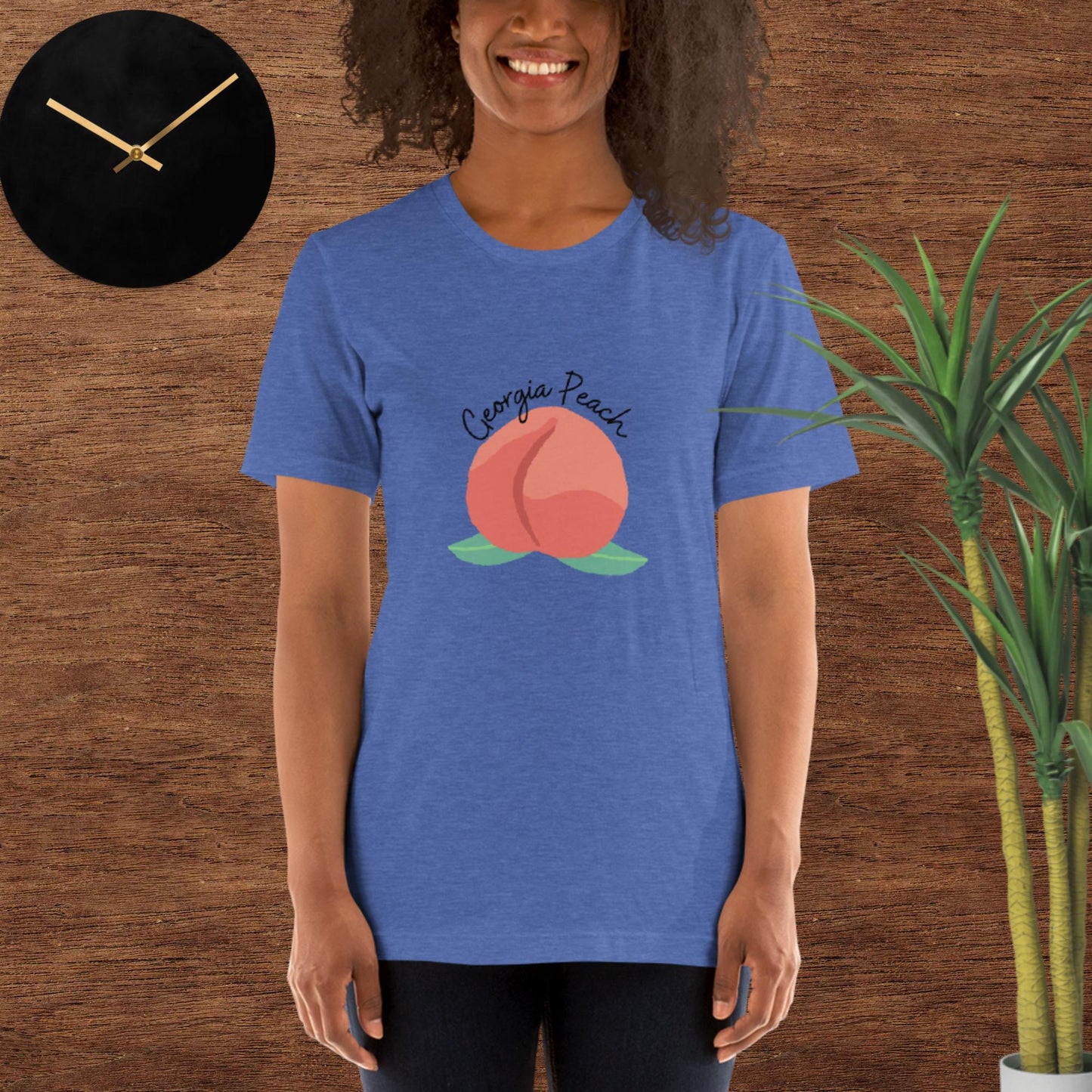 Georgia Peach Unisex t-shirt(black print) 09/25/2023 added