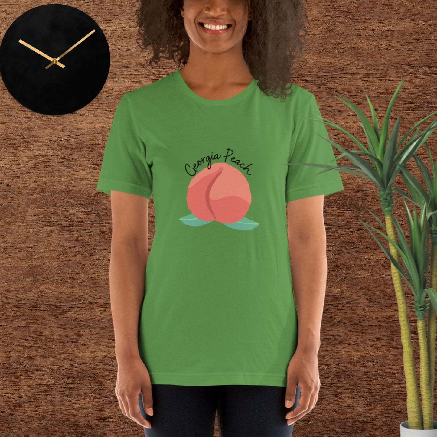 Georgia Peach Unisex t-shirt(black print) 09/25/2023 added