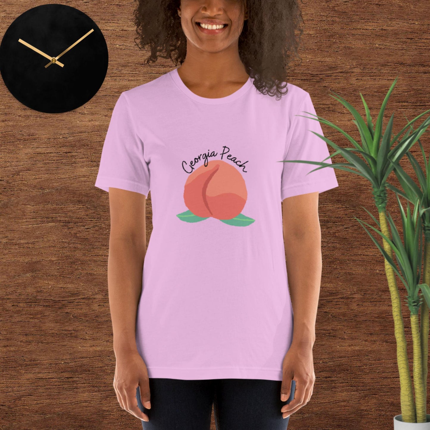 Georgia Peach Unisex t-shirt(black print) 09/25/2023 added