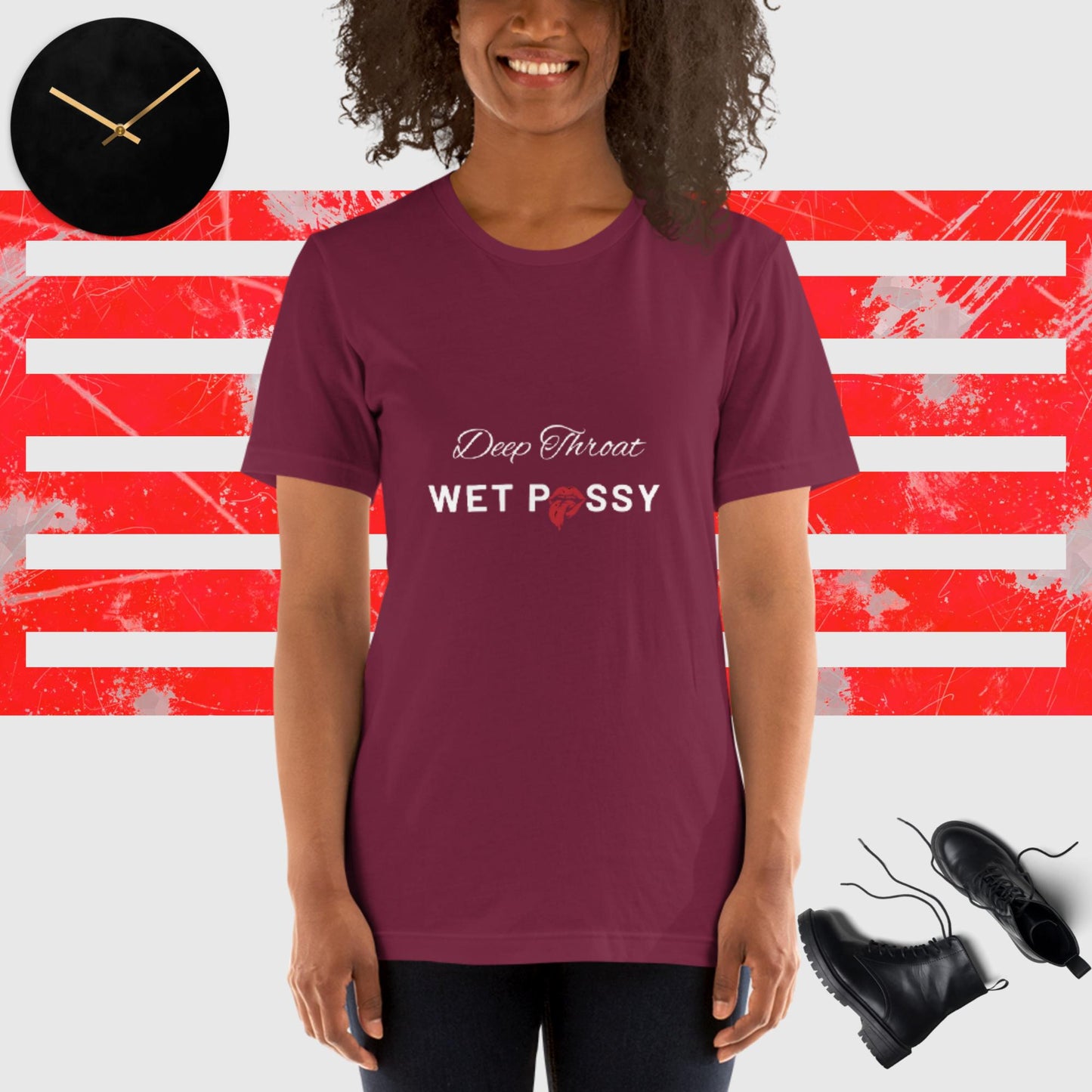 DTWP Unisex t-shirt(white print)