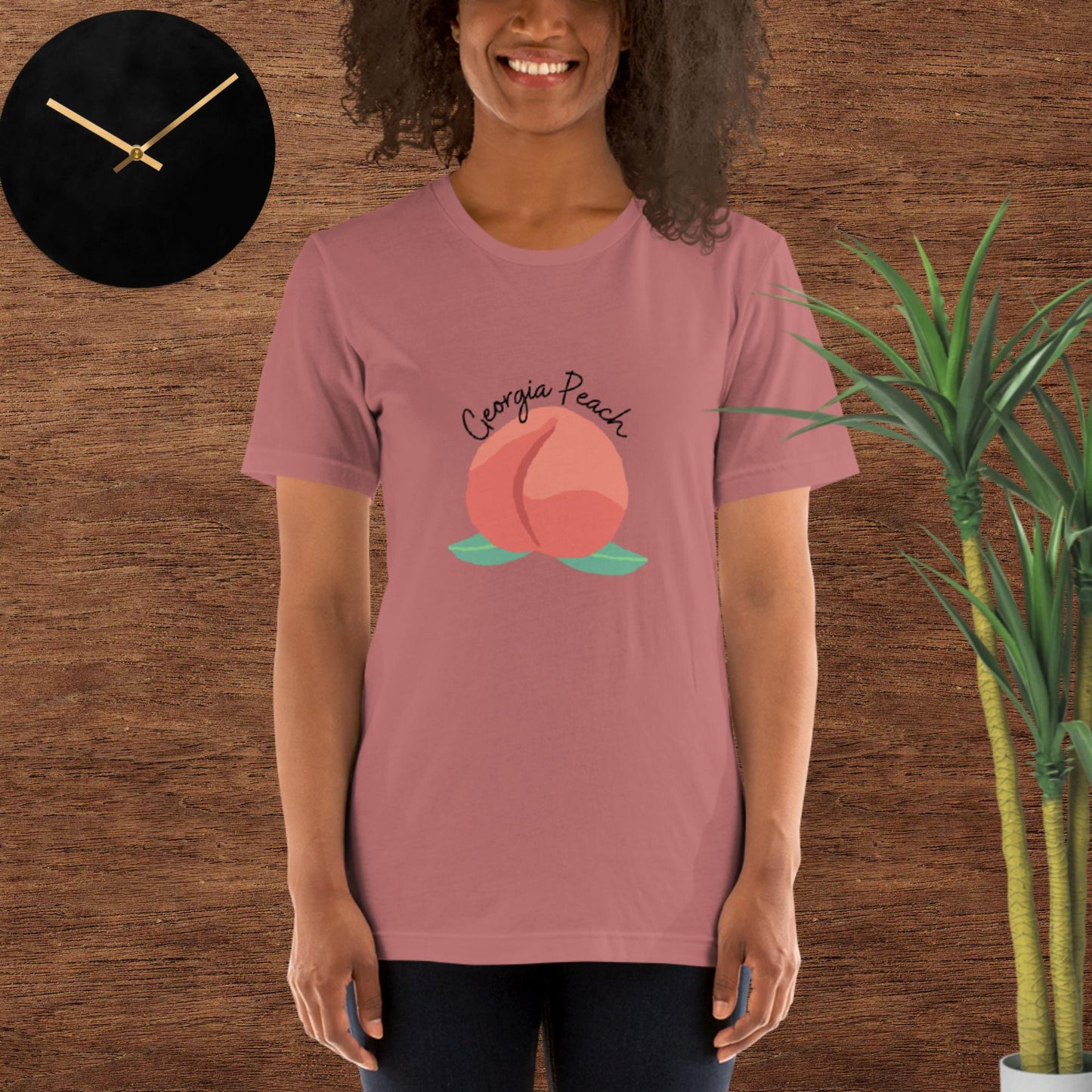 Georgia Peach Unisex t-shirt(black print) 09/25/2023 added