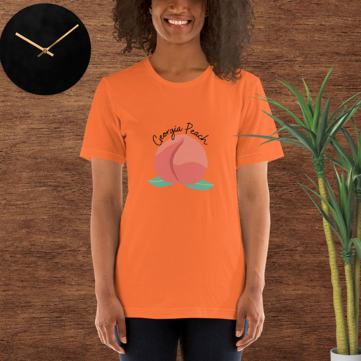Georgia Peach Unisex t-shirt(black print) 09/25/2023 added