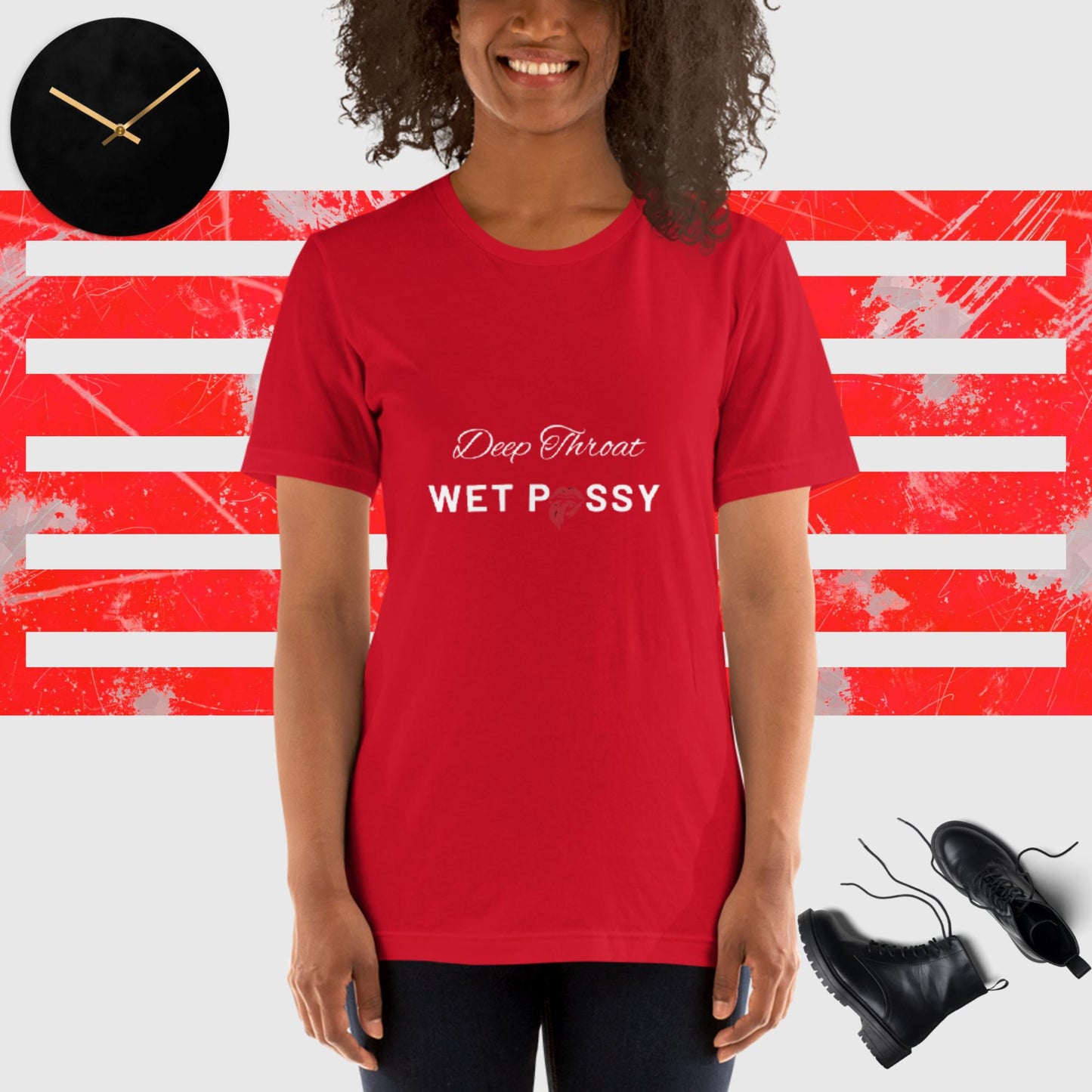 DTWP Unisex t-shirt(white print)