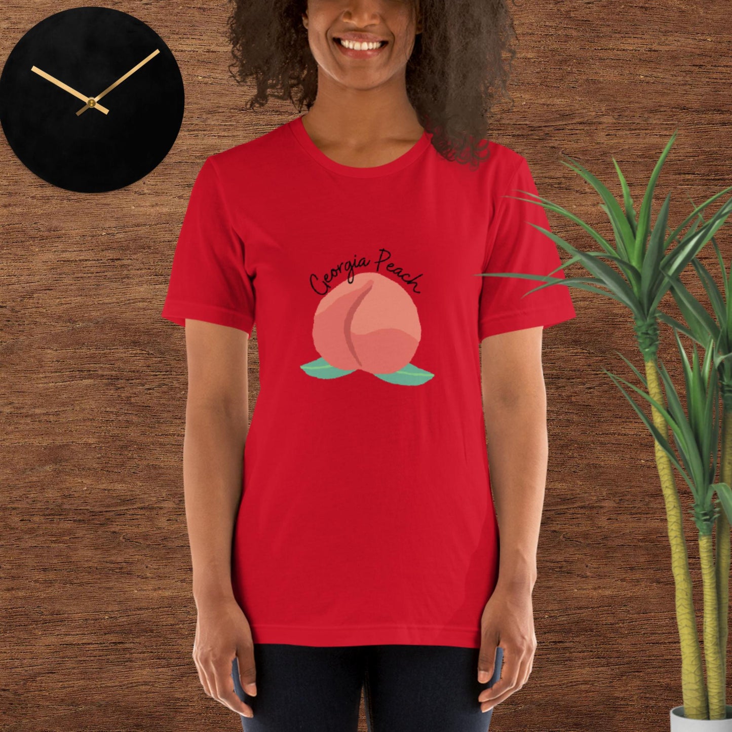 Georgia Peach Unisex t-shirt(black print) 09/25/2023 added