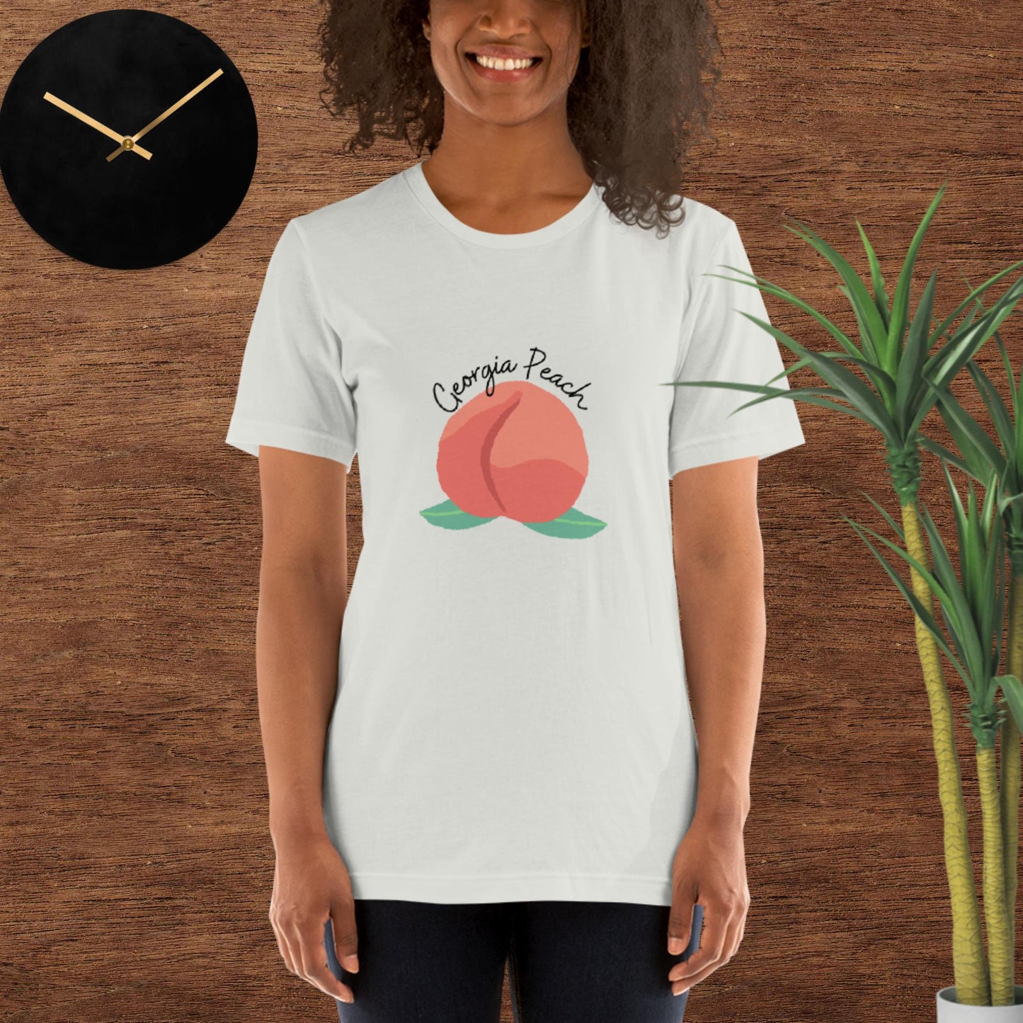 Georgia Peach Unisex t-shirt(black print) 09/25/2023 added