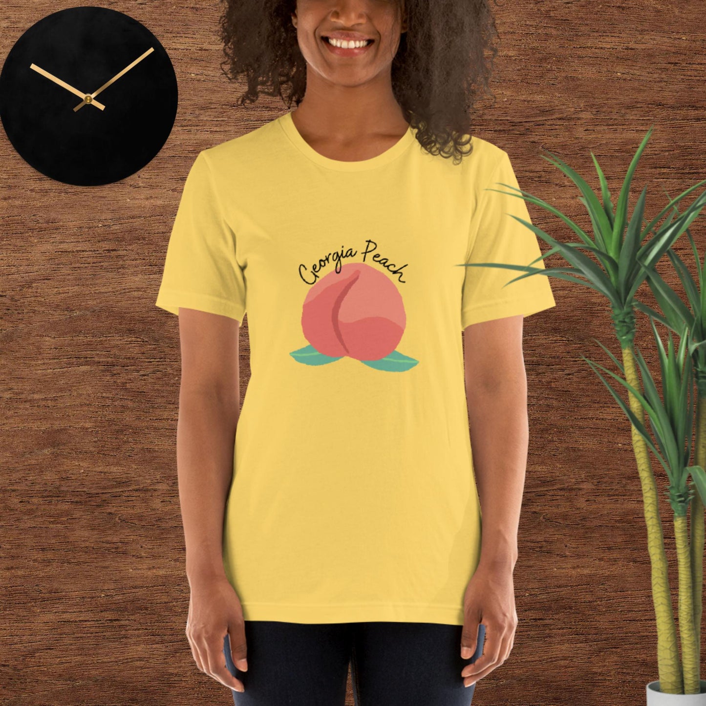 Georgia Peach Unisex t-shirt(black print) 09/25/2023 added