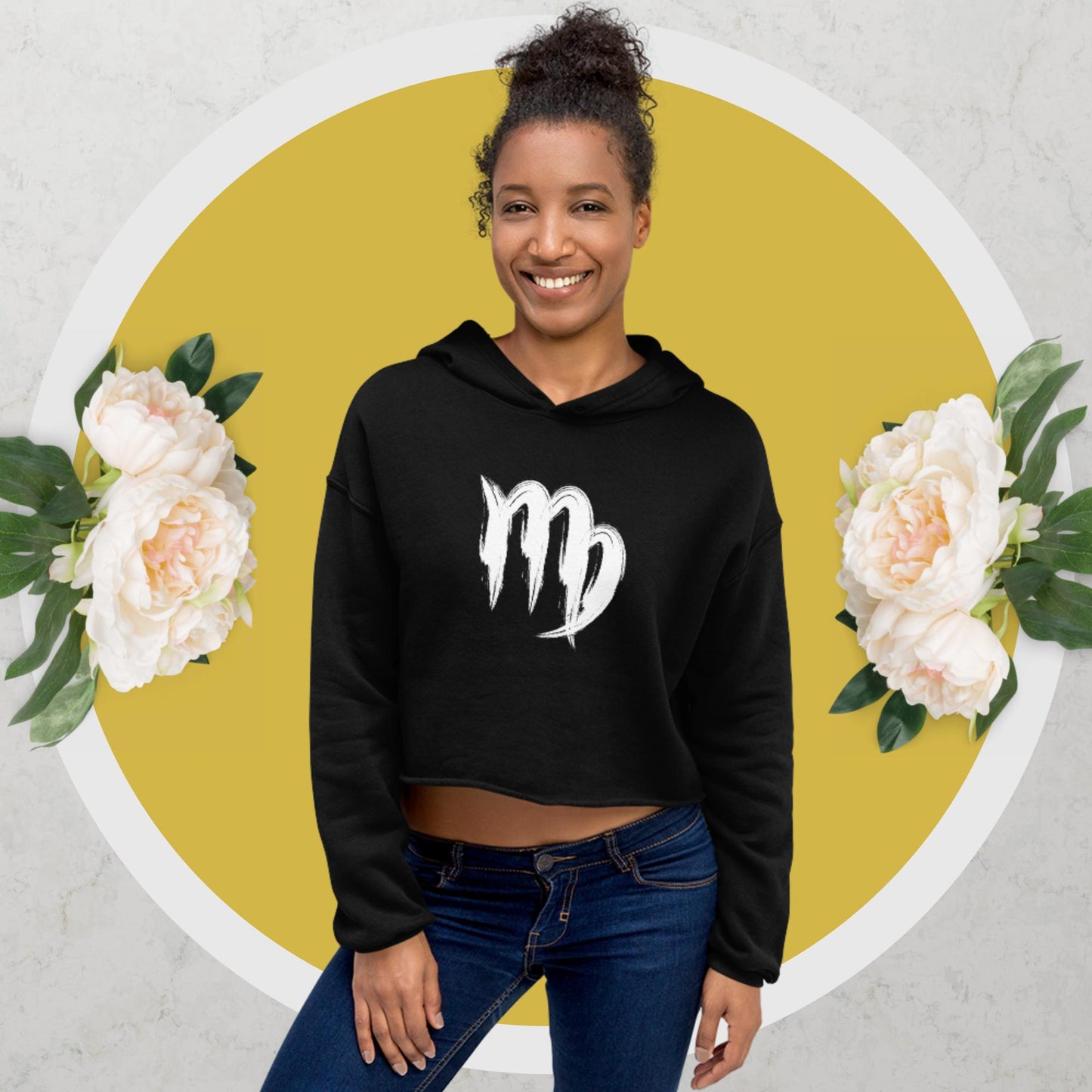 Virgo Crop Hoodie
