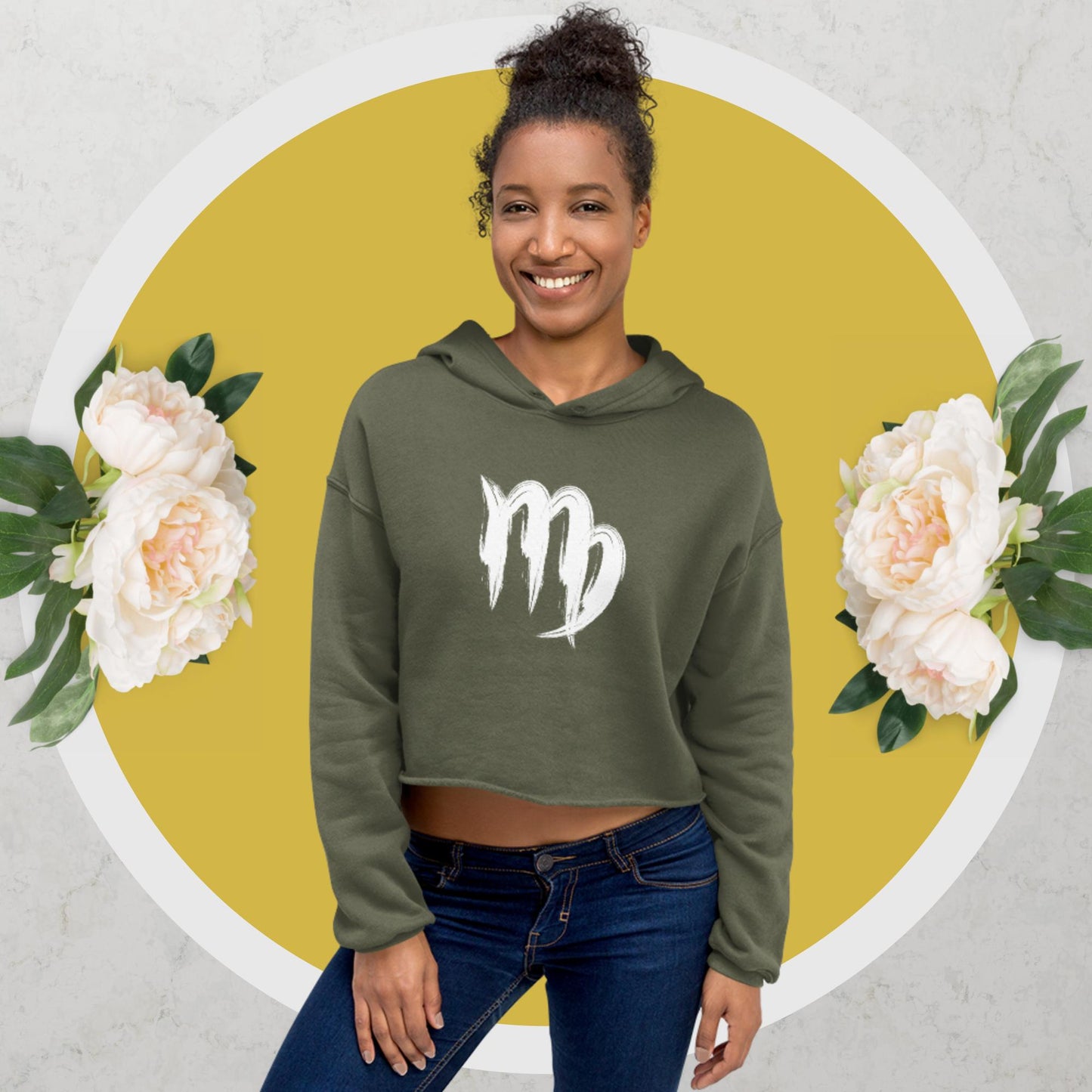 Virgo Crop Hoodie