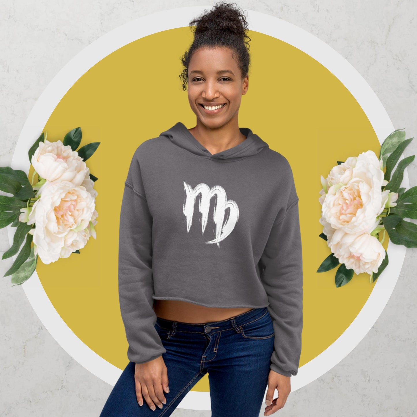 Virgo Crop Hoodie
