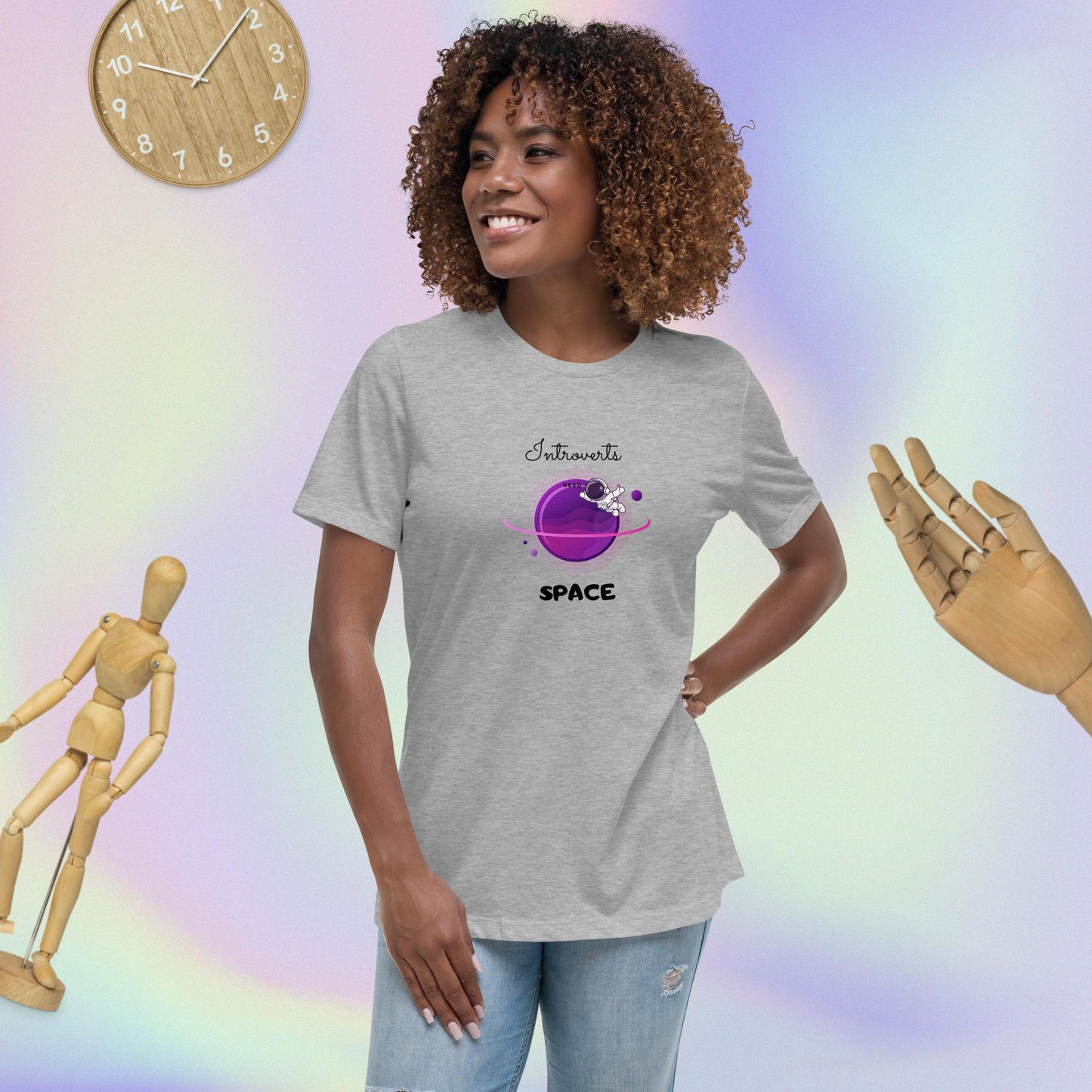 Introvert Astro Man Women's T-Shirt