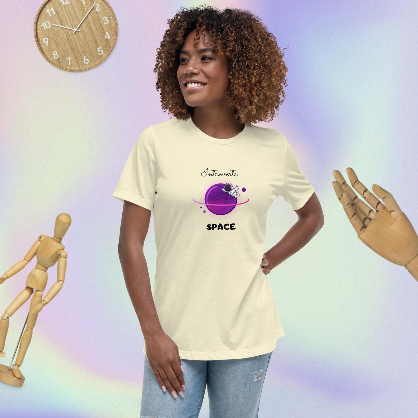 Introvert Astro Man Women's T-Shirt