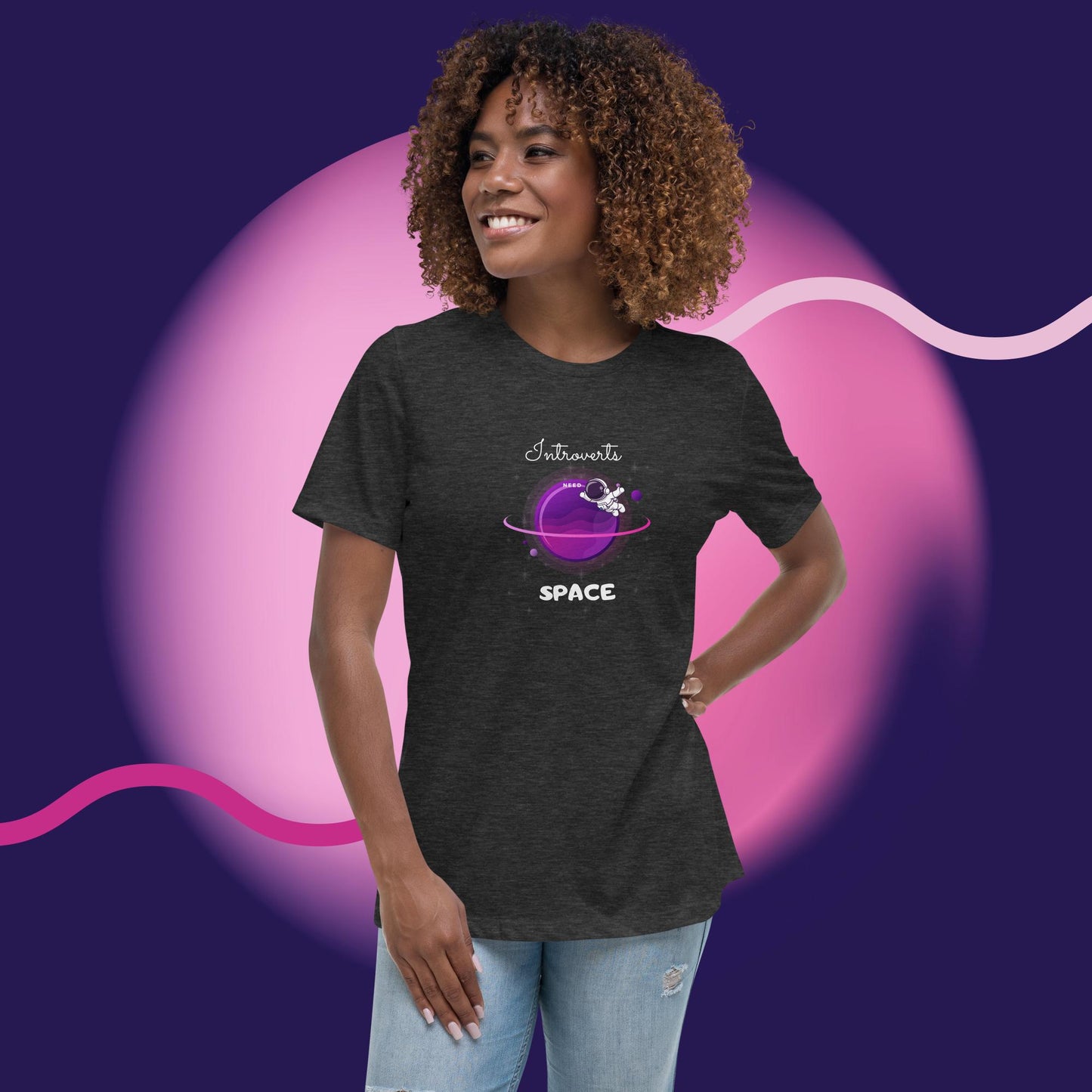 Introvert Astro Man Women's T-Shirt