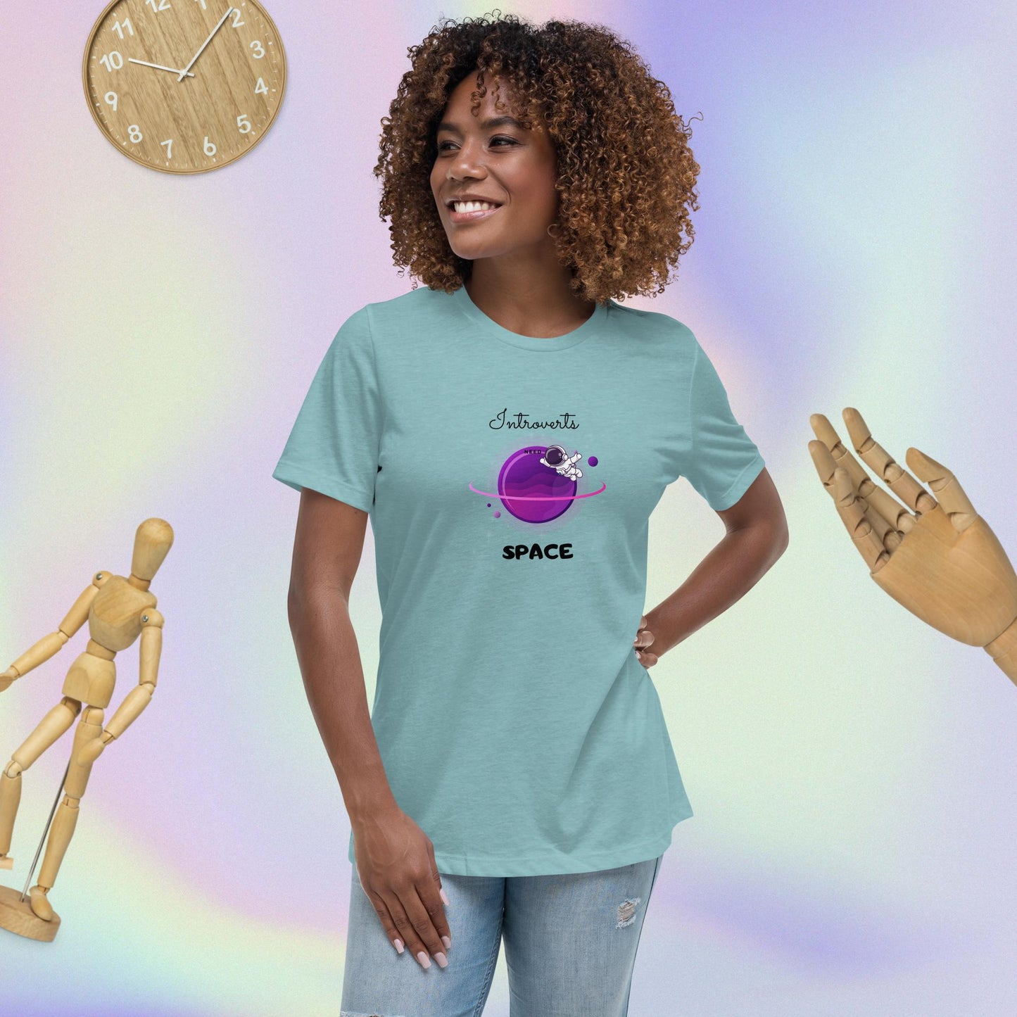 Introvert Astro Man Women's T-Shirt