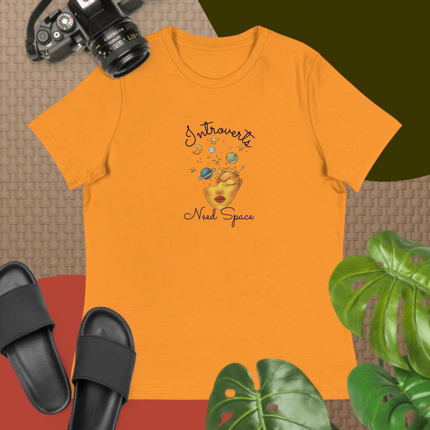 Introvert(Black Print)Women's T-Shirt