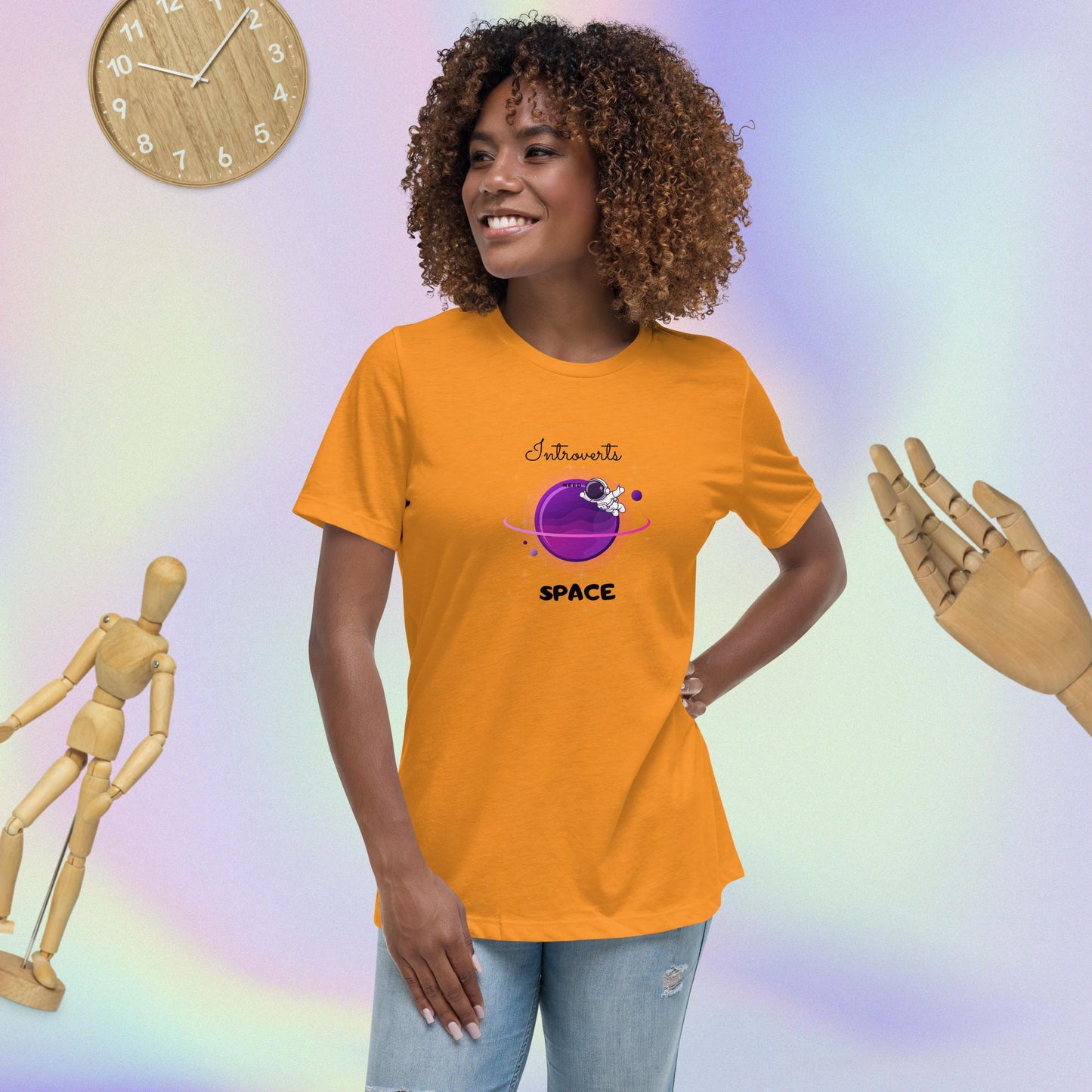 Introvert Astro Man Women's T-Shirt