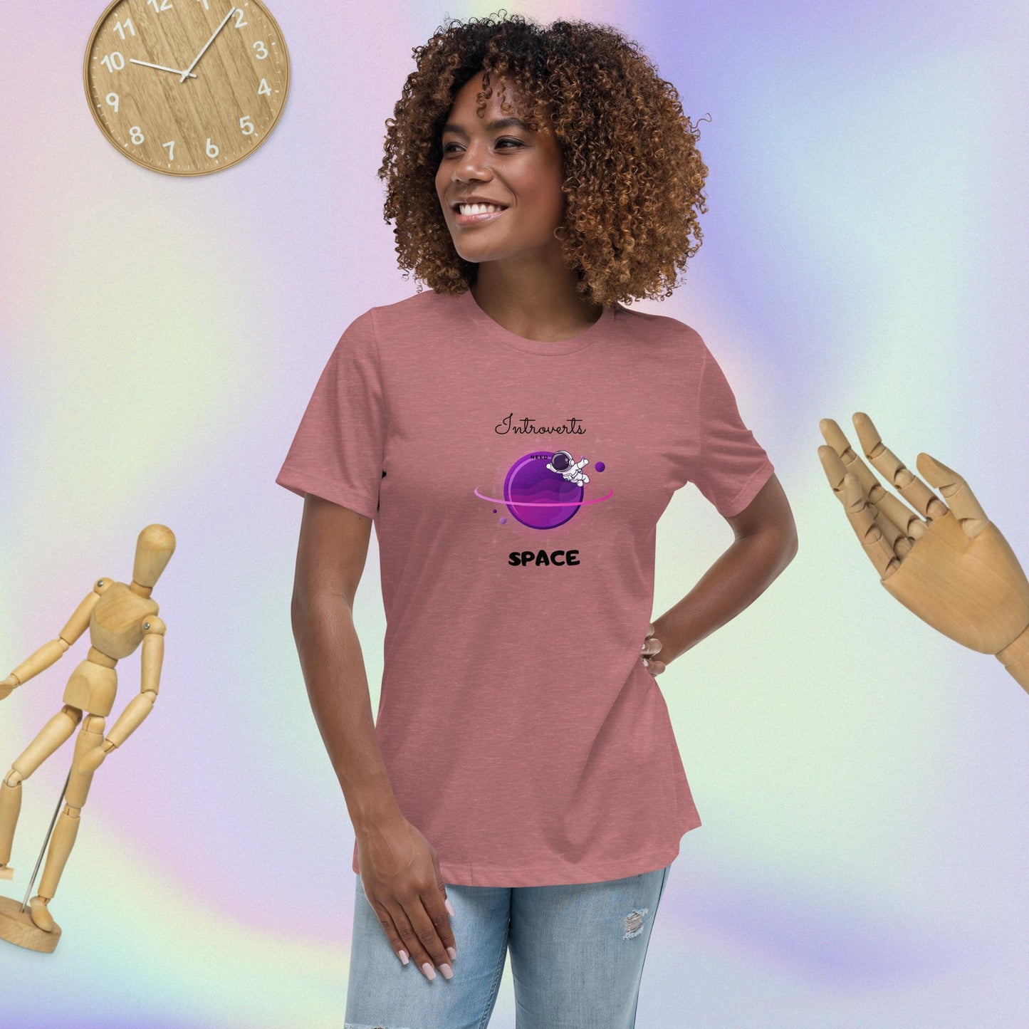 Introvert Astro Man Women's T-Shirt