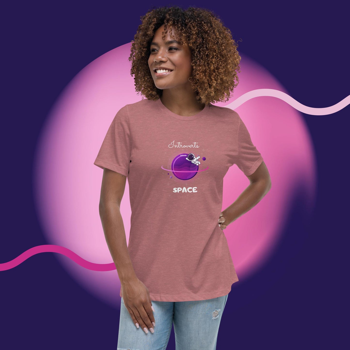 Introvert Astro Man Women's T-Shirt