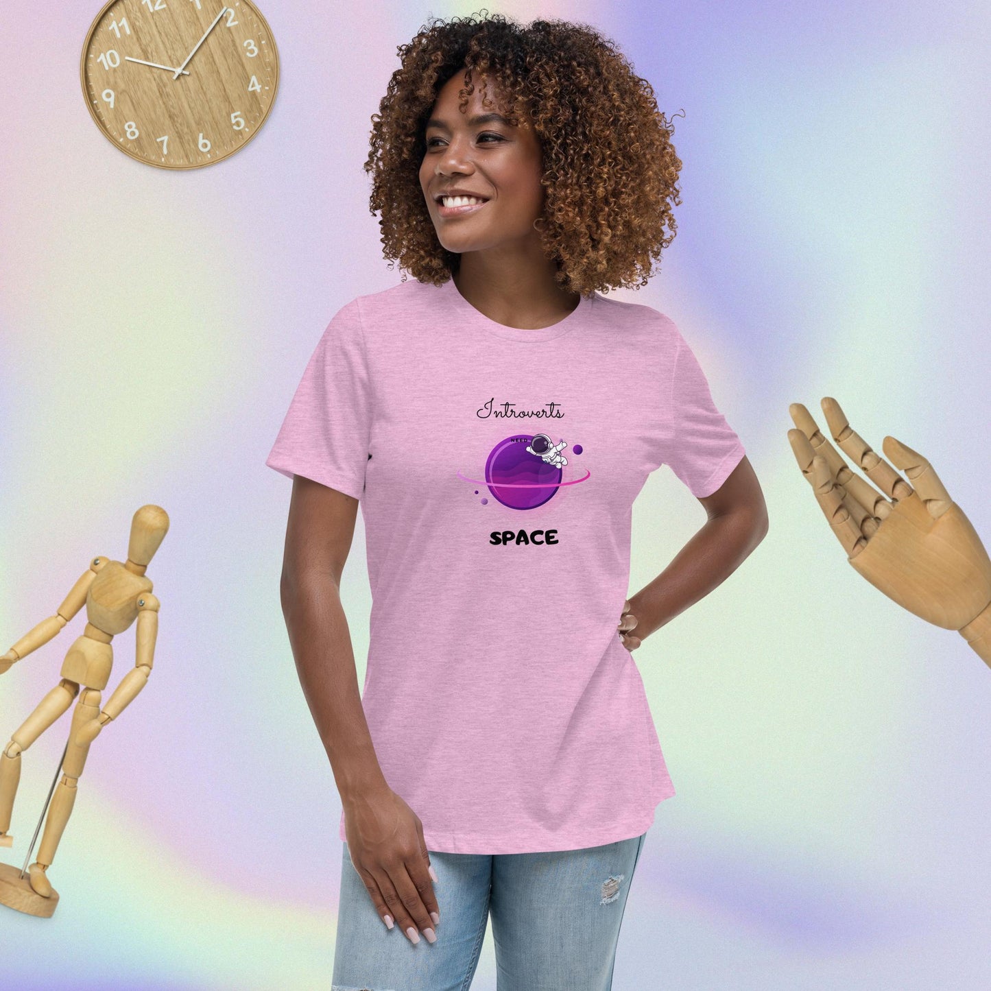 Introvert Astro Man Women's T-Shirt