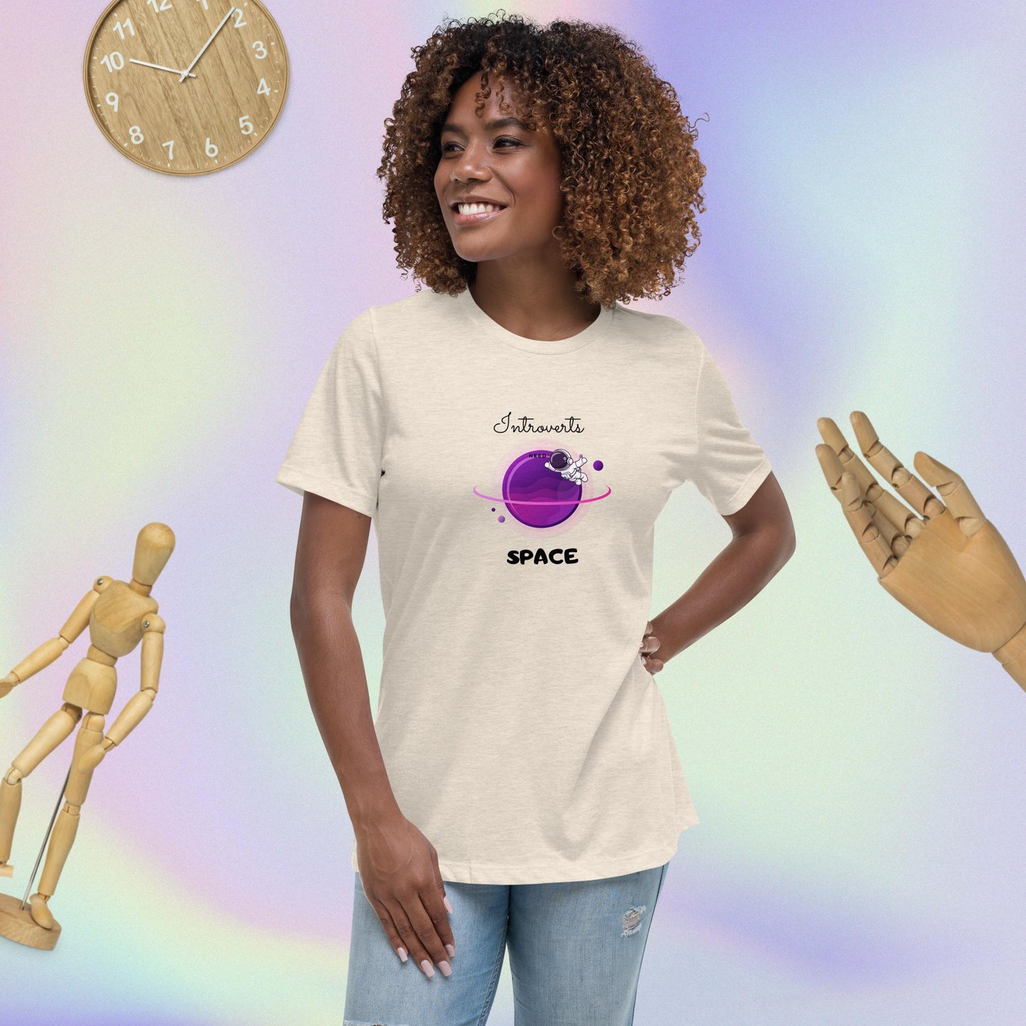 Introvert Astro Man Women's T-Shirt