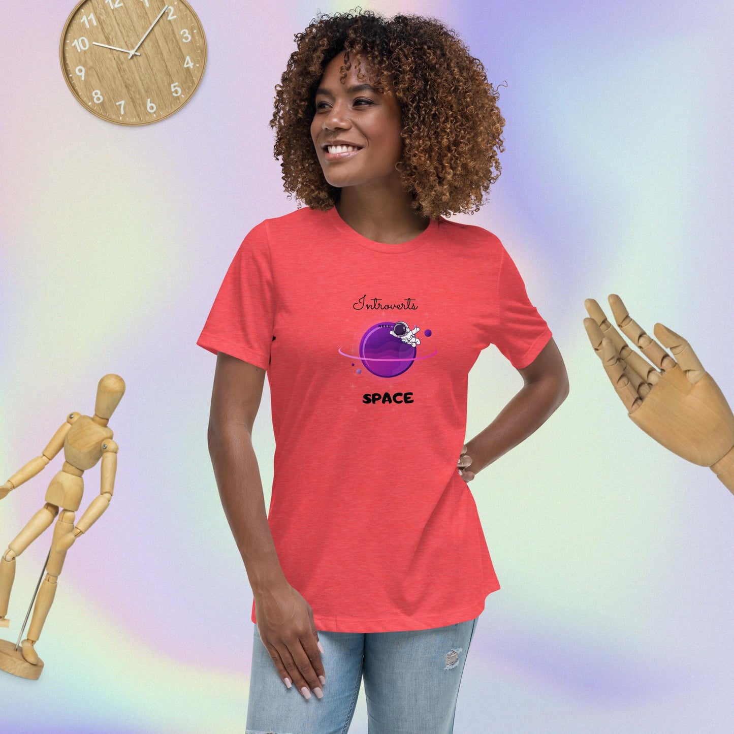 Introvert Astro Man Women's T-Shirt