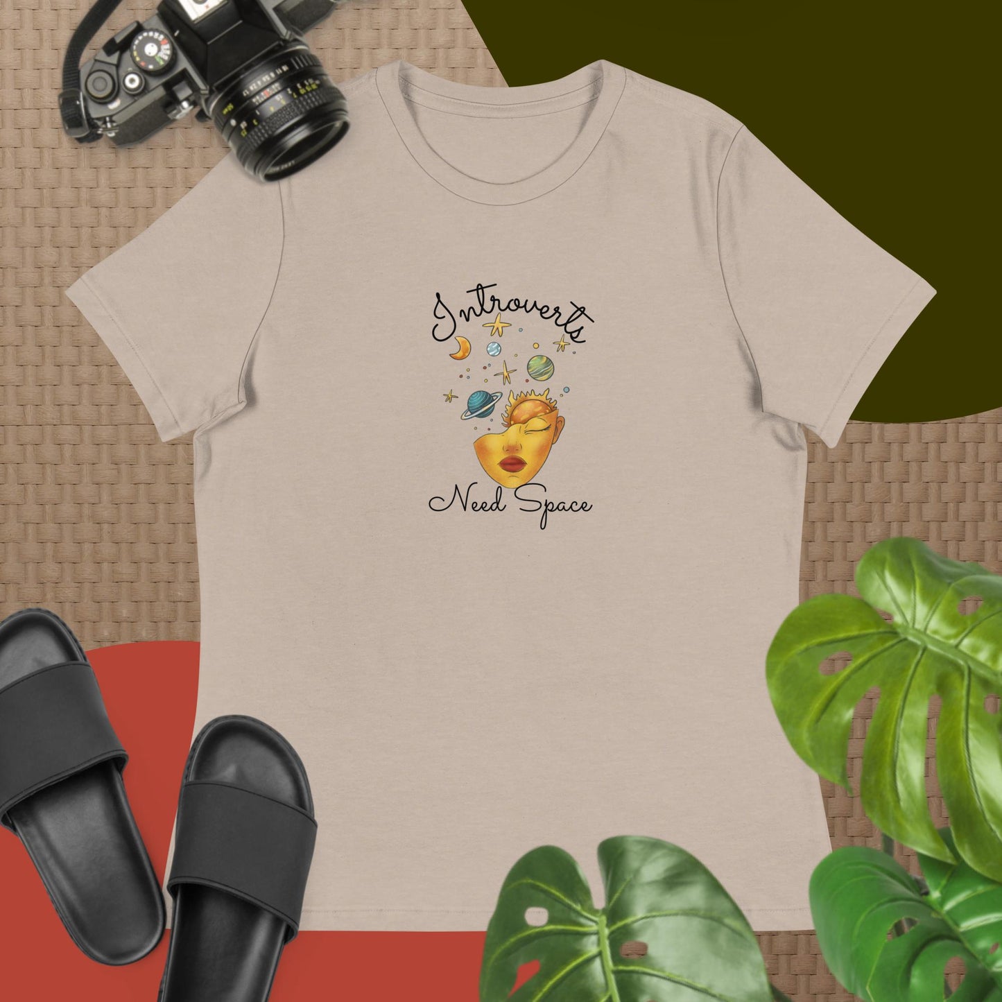 Introvert(Black Print)Women's T-Shirt