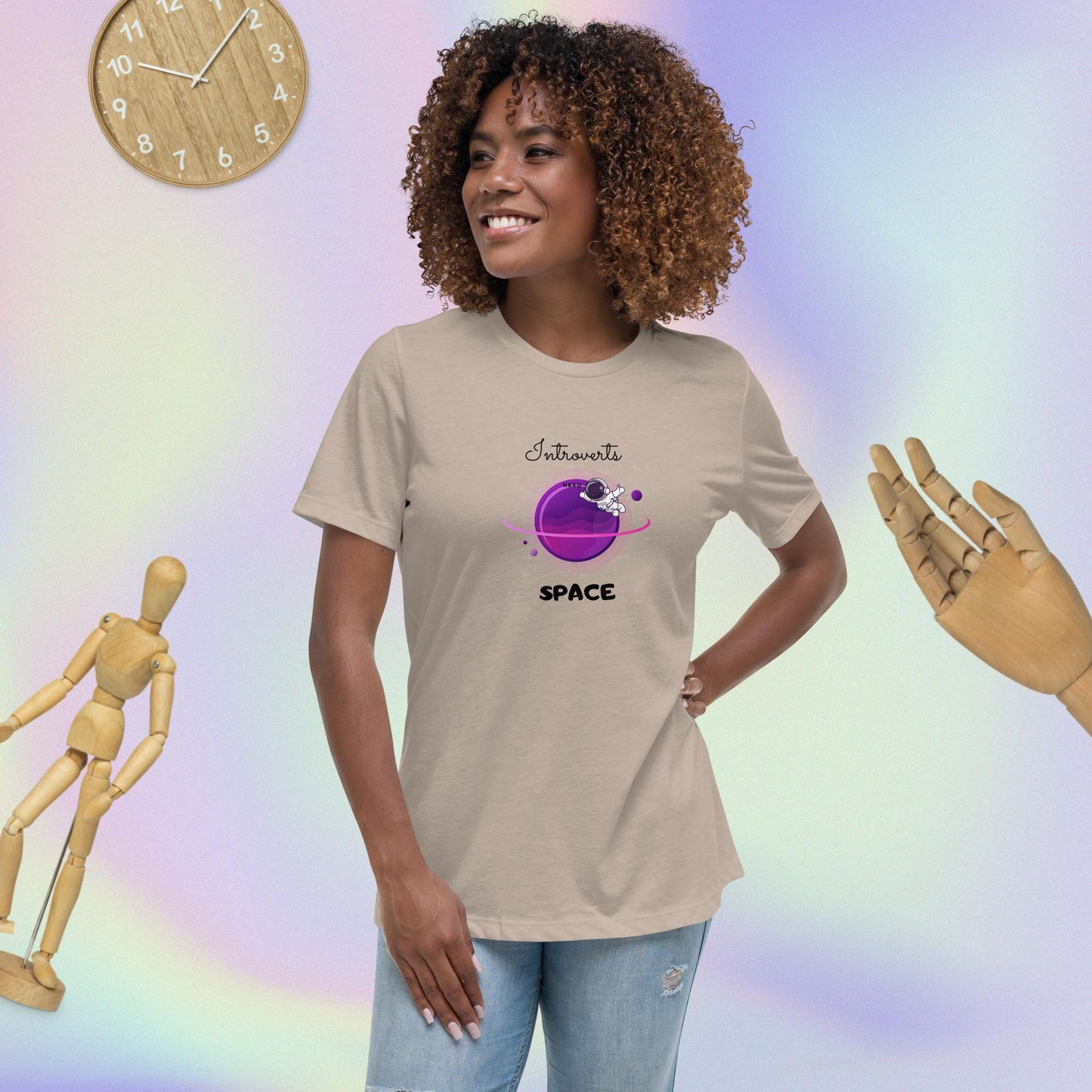 Introvert Astro Man Women's T-Shirt