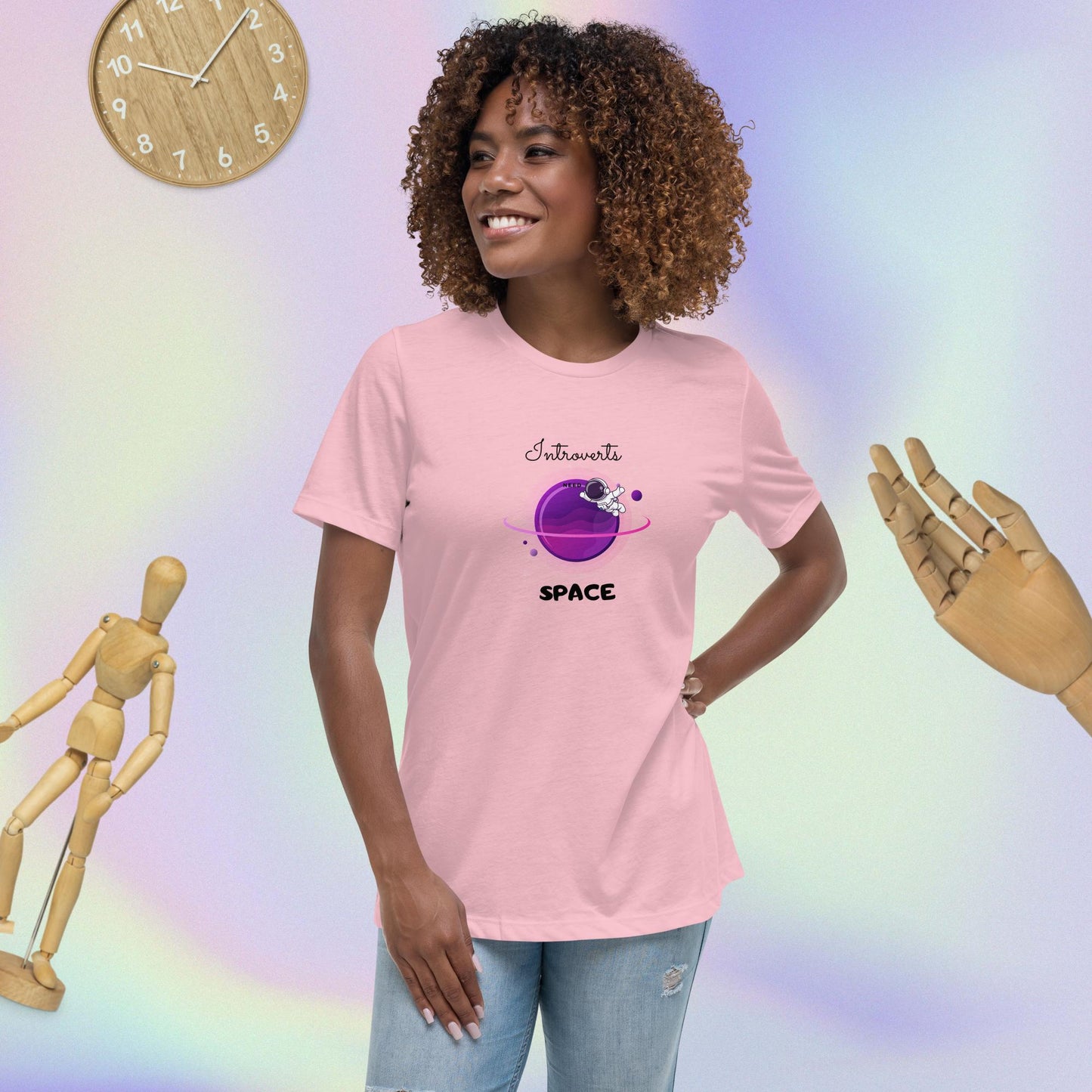 Introvert Astro Man Women's T-Shirt