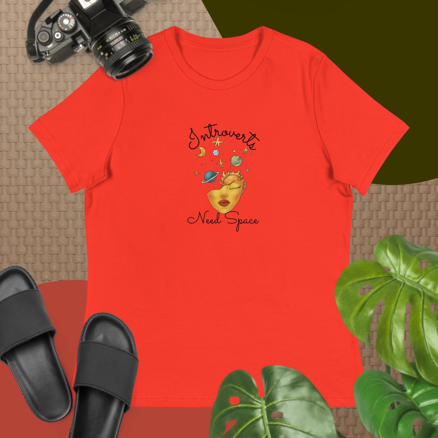 Introvert(Black Print)Women's T-Shirt