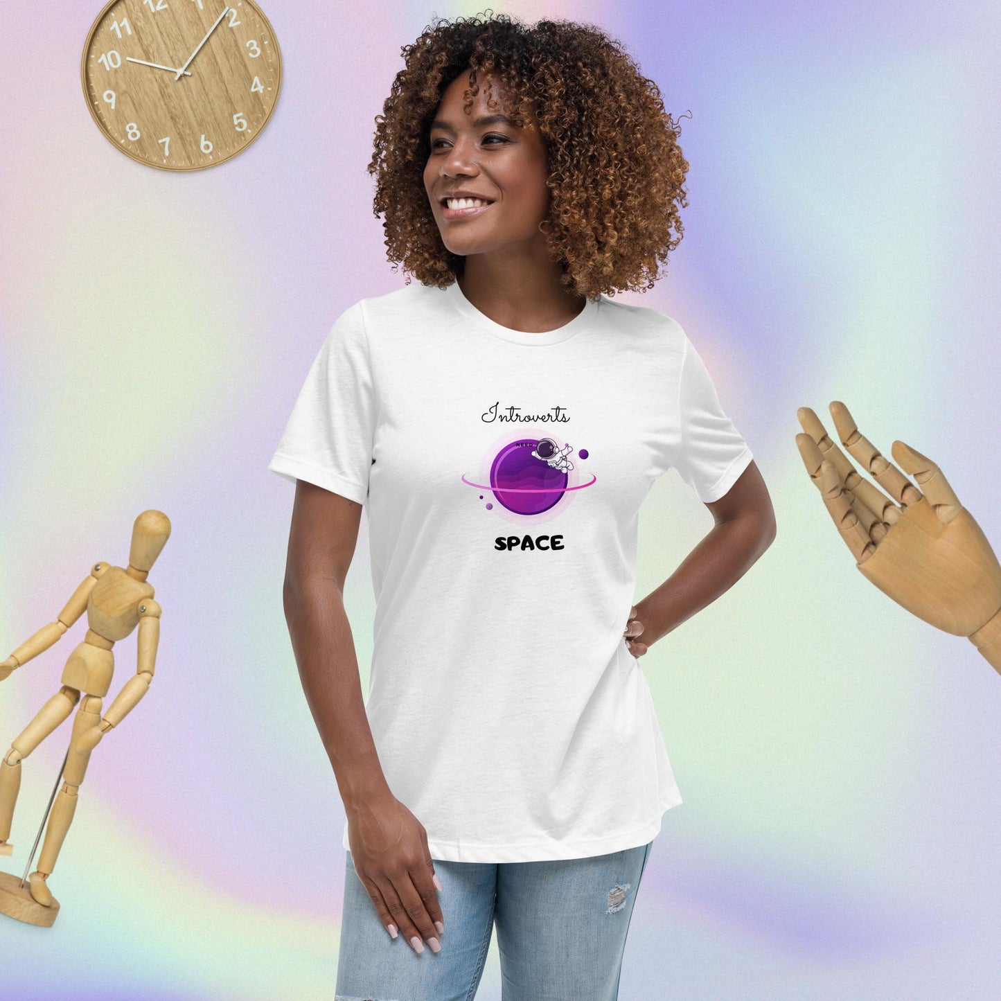Introvert Astro Man Women's T-Shirt