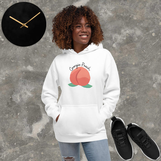 Georgia Peach Unisex Hoodie(black print) 09/25/2023 added