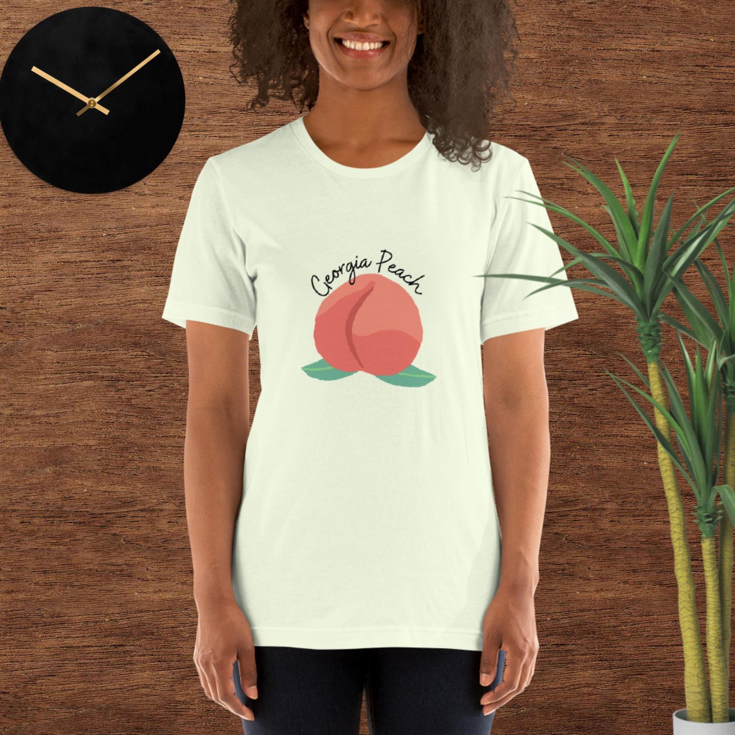 Georgia Peach Unisex t-shirt(black print) 09/25/2023 added