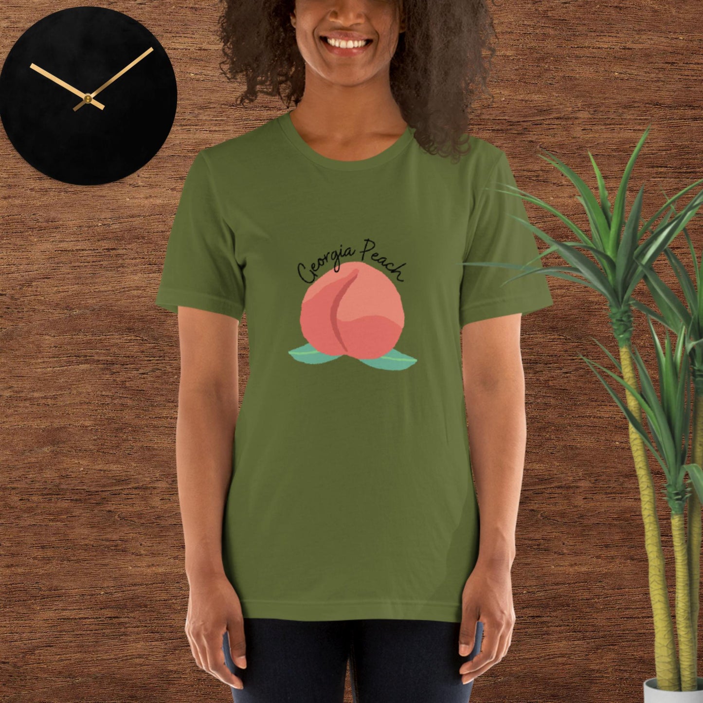 Georgia Peach Unisex t-shirt(black print) 09/25/2023 added