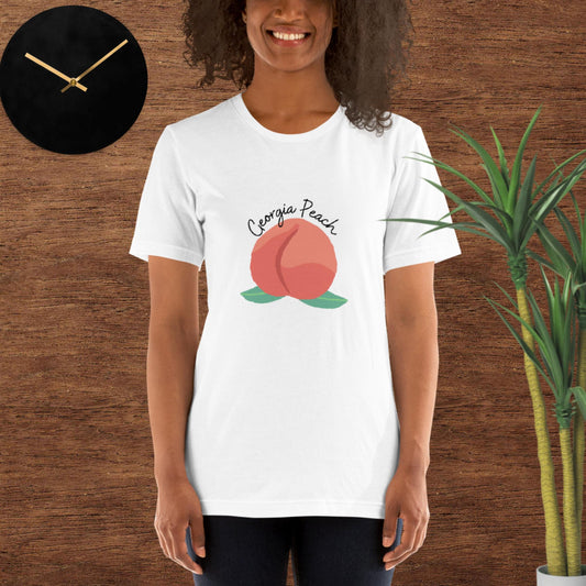 Georgia Peach Unisex t-shirt(black print) 09/25/2023 added