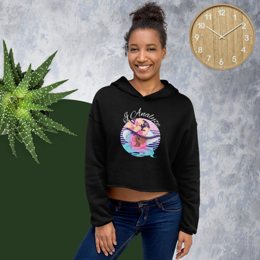 Virgo I Analyze Crop Hoodie